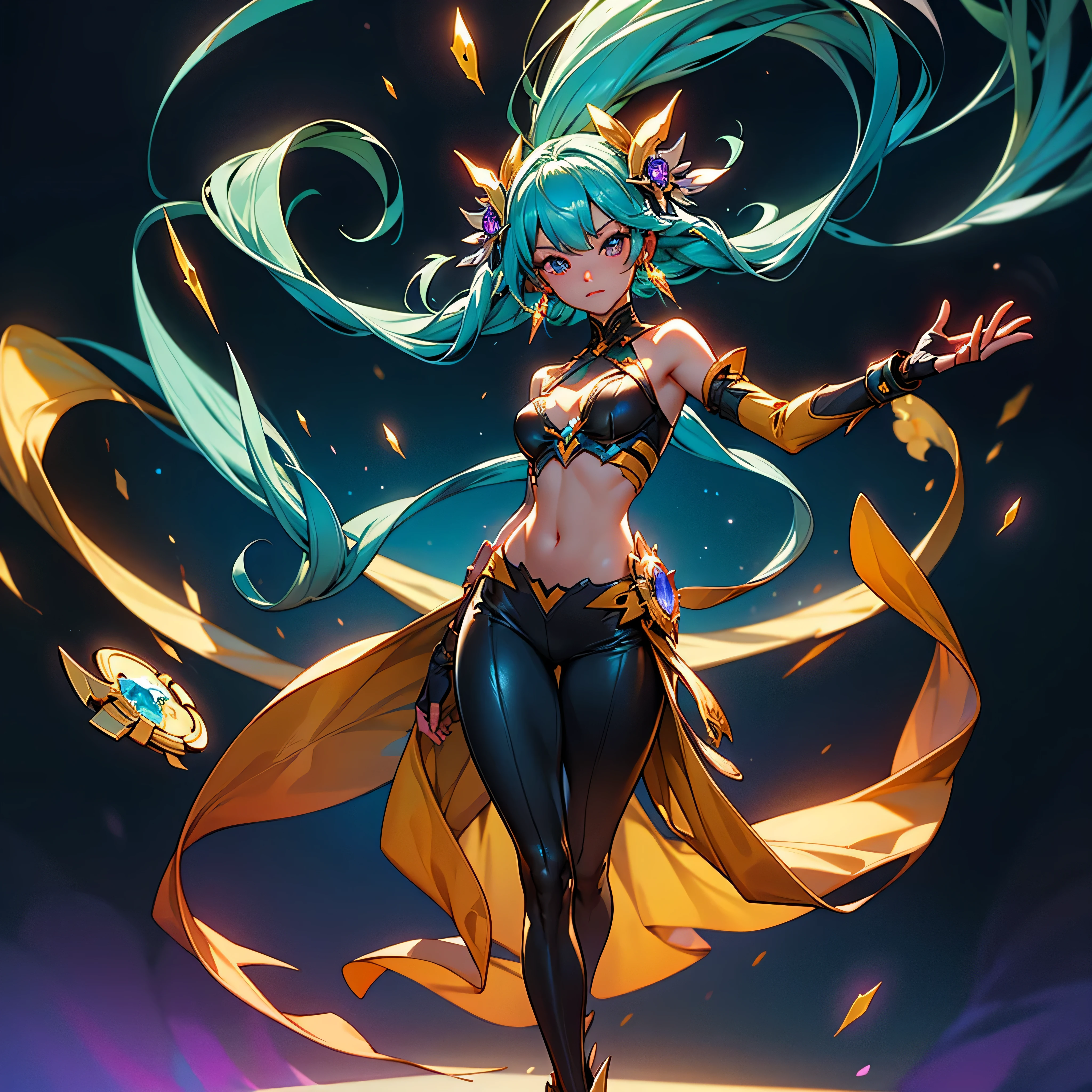 a dancer in the midst of light globes beautiful and playful scenel, 8k cinematic, octane render, dark fantasy --ar 3:2, Art by Stanley Artgerm Lau, Art by Kenneth Rocafort, Art by Genzoman, Art by Joe Madureira, Art by BlushySpicy, Art by Stjepan Sejic, Art by J Scott Campbell, Art by Guillem March, Art by Citemer Liu, 4k, High resolution, Comic book, Comic book character, Comic, High quality, Simple background