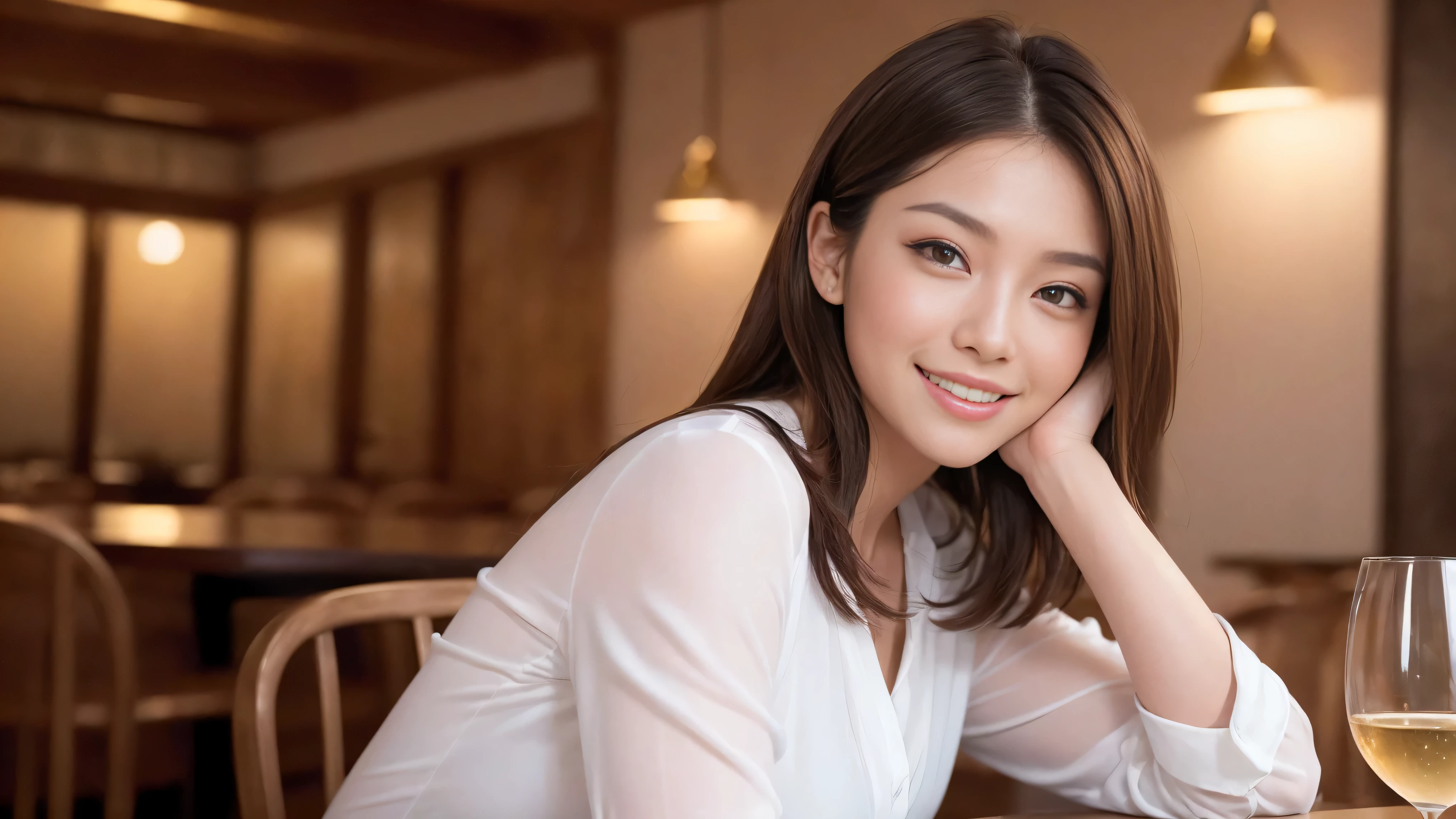 Fashion model 20 years old [[[[Close-up cleavage]]]], [[[[climaxing]]]], [[[[rapeseed]]]], [[[[shoulder]]]], perfect  eyes, Perfect iris，perfect lips，perfect teeth，Perfect Skin，soft front lighting，glowing light，HighDynamicRange，Pure white costume，tee shirt，(facial closeuprunette color hair），4K Ultra HD, 超高分辨率, (realistically: 1.4), Best quality，tmasterpiece，Ultra-diluted，（pastel colour：1.2）