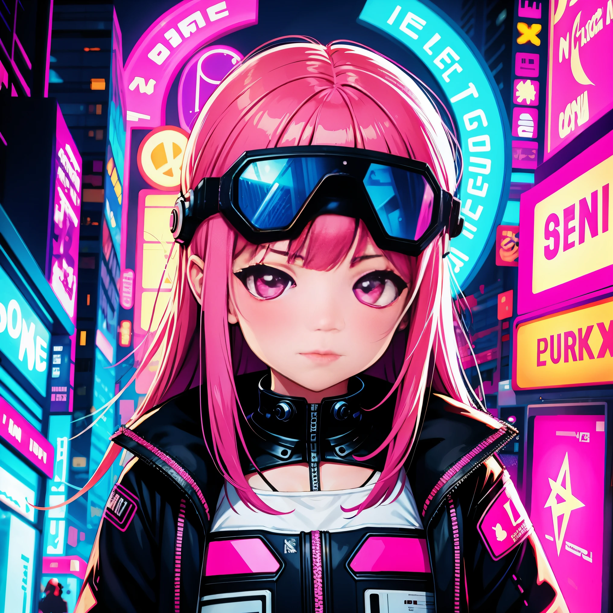 masterpiece, highest quality, realistic, subsurface scattering, chromatic lighting, Color, red + green + blue + yellow limited color palette, detailed concept diagram, cyberpunk, future, 18 years old 1 woman, big soft breasts, open clothes, see-through jacket, anime face, big eyes, cyberpunk Tokyo Street, Japan beautiful girl, beautiful ass, angle from below, back view, 8k, Akihabara, one girl, white skin, moist pink lips, cute smile, no background person, electric town of the near future, twin tails, gentle eyes, high school girl black mini skirt showing a little pants, ultra-thin transparent VR goggles in the forehead position,