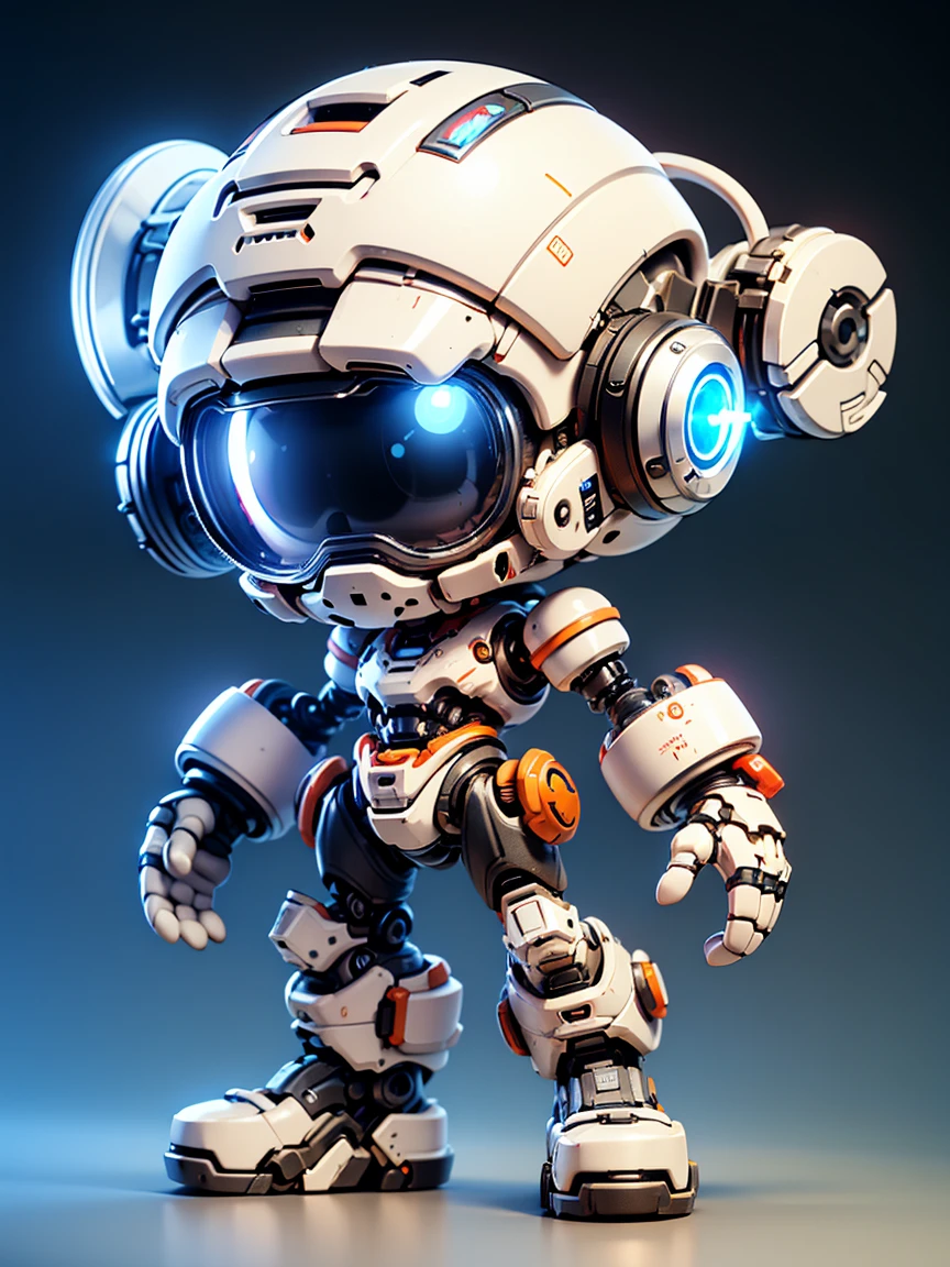 Pixar style, (Blind box toy style:1.2), (full-body shot) , 1 transparent cute mechanical nurse doll, Transparent mecha, Exquisite helmet:1.2, Luminous goggles:1.2, Colorful neon lights, High-tech mechanical parts, Metal body, Detailed mechanical metal design, bright colors, Dynamic glow, Reflective metal surface, bright environment, dynamic poses, Exquisite presence, skill improved, interlocking mechanical gears, Stylish design, motion blur effect, Detailed metal processing, Sci-fi atmosphere, Streamlined aerodynamic shape, Laser scanning pattern, Holographic projection, LED light track, beautiful and unforgettable, Advanced sensors, complex algorithm, Ominous and mysterious atmosphere, electric spark, Shiny chrome plating, Propulsion systems of the future, Clean, White background, (global illumination, Ray tracing, high dynamic range, Unreal rendering,Reasonable design, high detail, masterpiece, best quality, ultra high definition, light),Chibi,locomotive,3d style