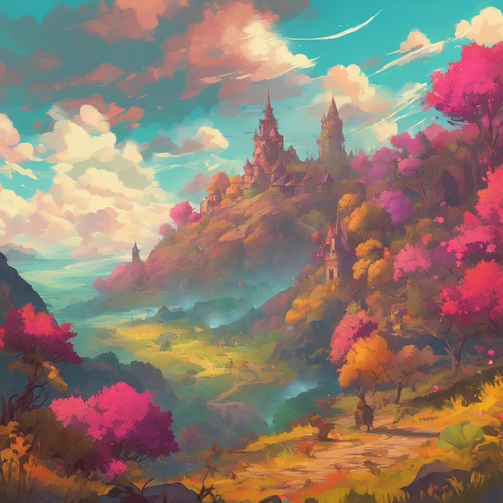 (colorful, bright, vivid, intense),(best quality, highres),(sci-fi, fantasy),(detailed landscapes, destroyed cities, futuristic technology, abandoned buildings, overgrown nature),(apocalyptic wasteland, cyberpunk world, advanced civilizations),(dramatic lighting, neon lights),(deserted streets, towering skyscrapers, lush forests),(human survivors, mysterious creatures),(superhuman abilities, flying vehicles),(epic battles, exploration of unknown territories)