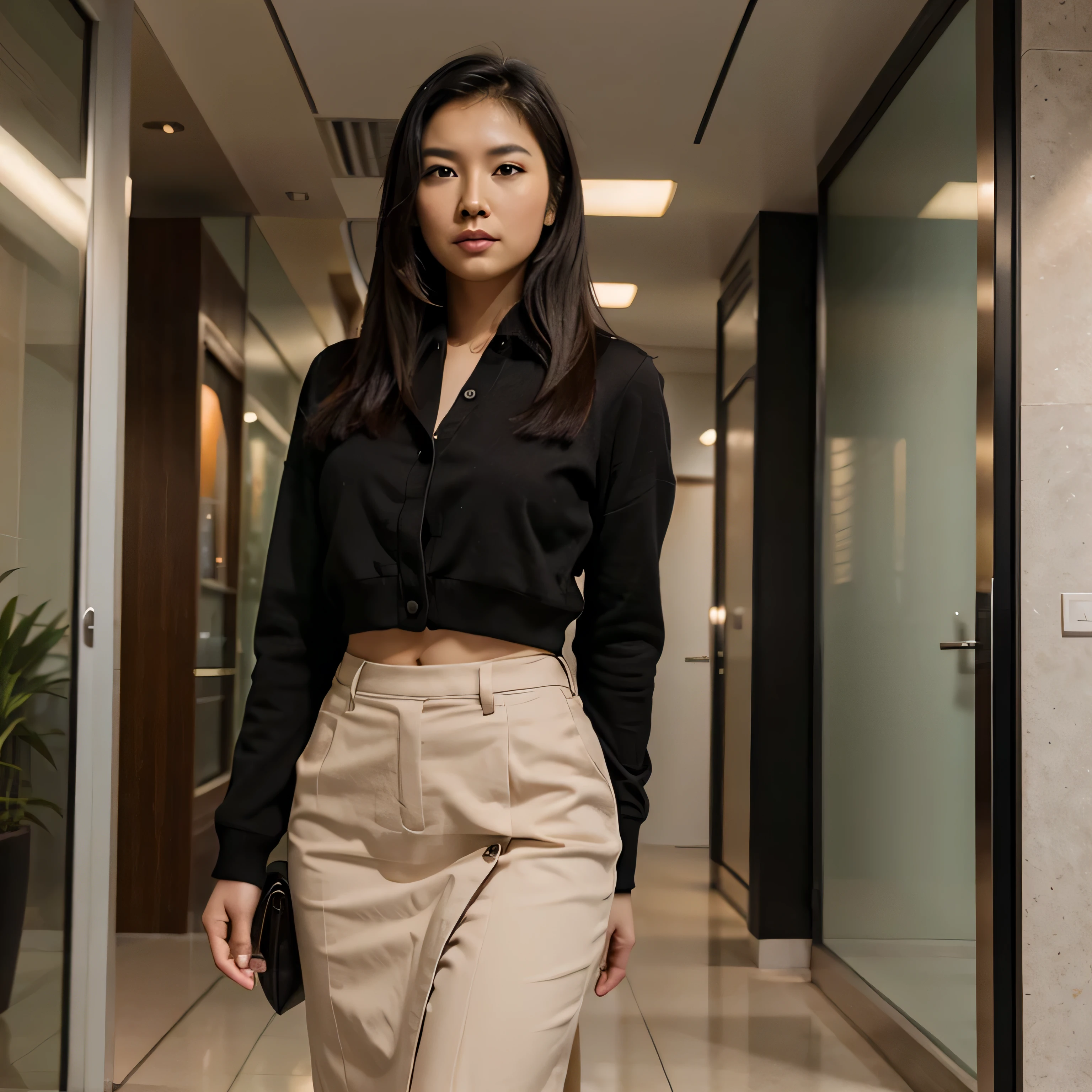 Asian American women, 25 years old, business woman,realistic, 4k, frickles