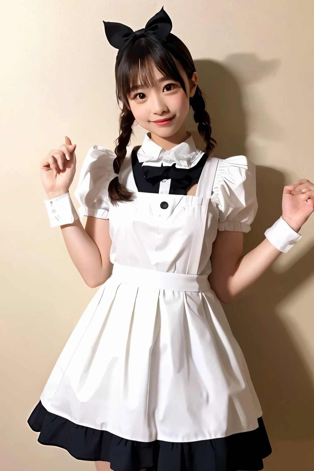 Girl, Lady, Fluttery Skirt, Whole Body, Baby Face, ta, Furifuri, Maid