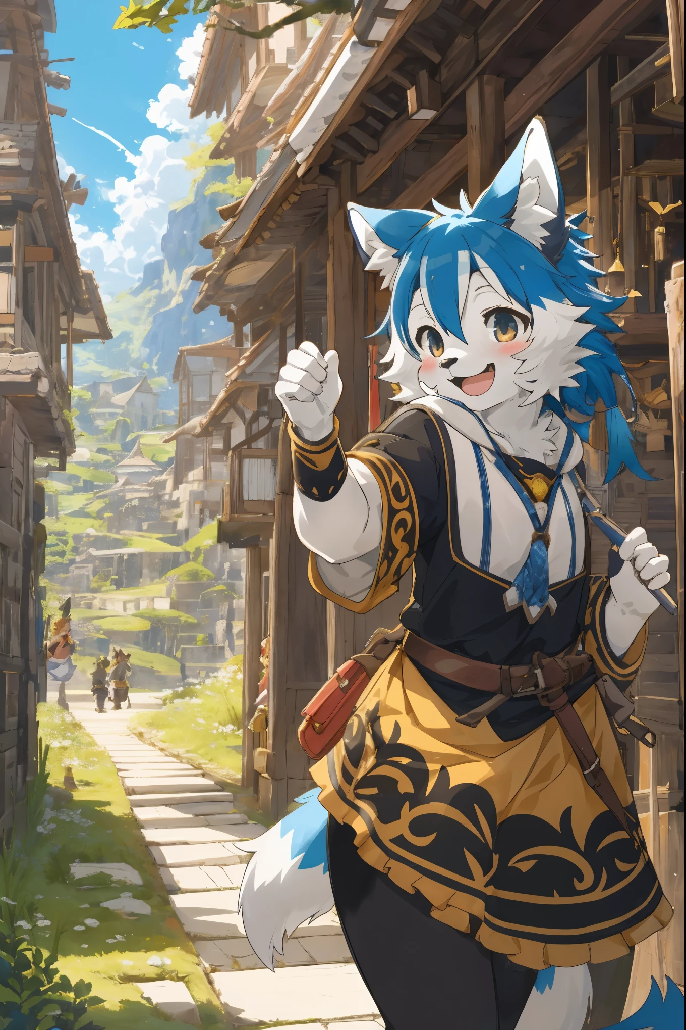 cover page, super high resolution, detailed background, World Heritage Site, 6+boys, 6+girls, Happy, joyful, absurdres(Photos of solo travelers)(kemono, furry anthro)cinematic,
