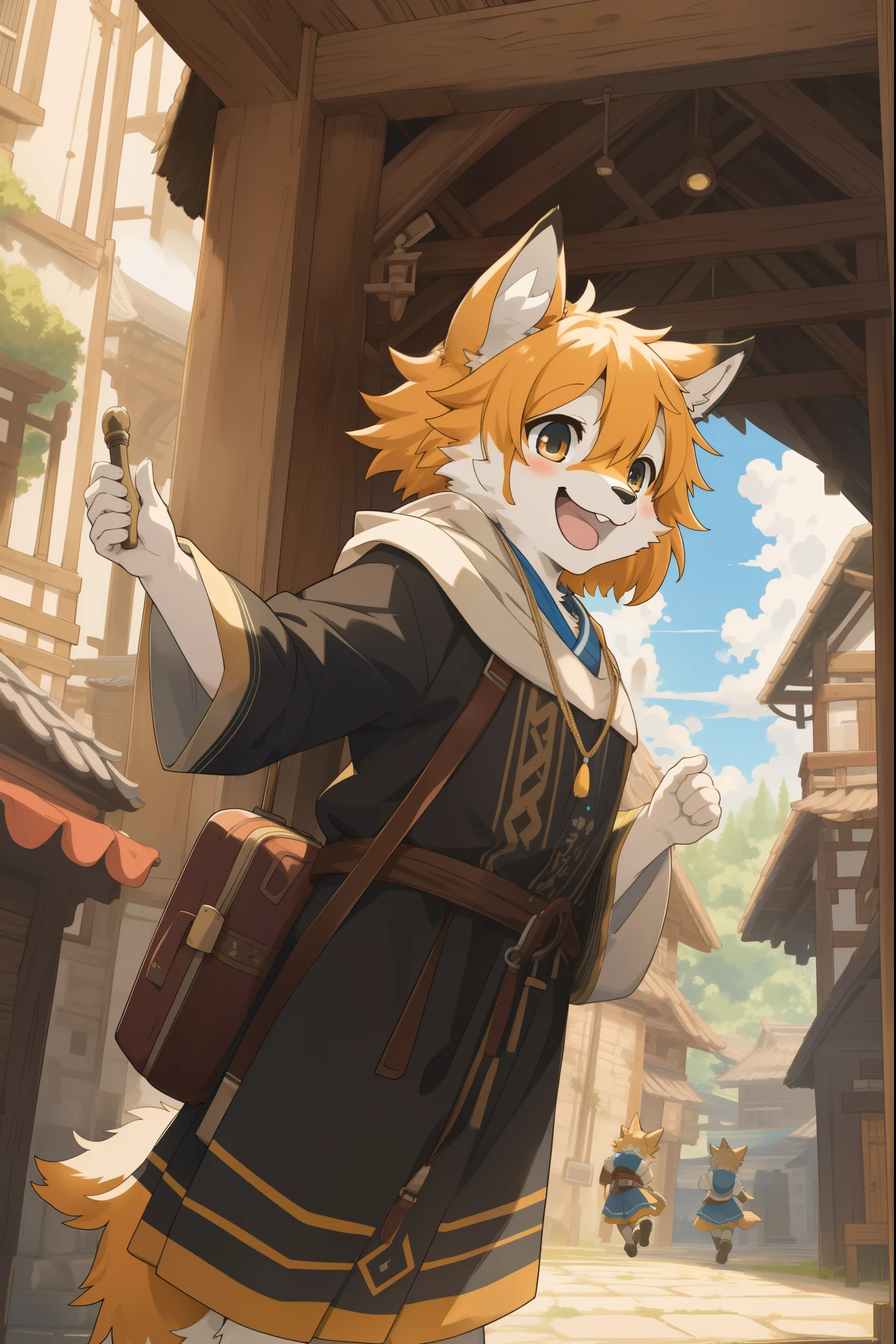 cover page, super high resolution, detailed background, World Heritage Site, 6+boys, 6+girls, Happy, joyful, absurdres(Photos of solo travelers)(kemono, furry anthro)cinematic,