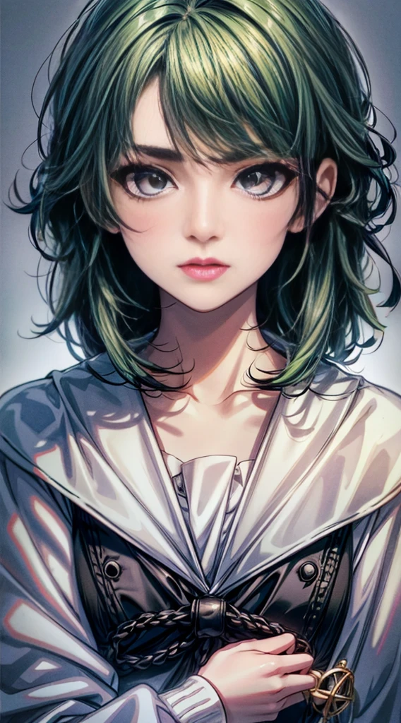 green hair
