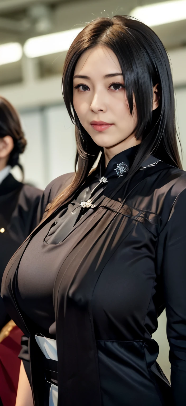 日本で最も清楚で美しいmother親((A 39-year-old beautiful mature woman whose face is modest and plain, but her body is the most erotic.))、((motherは少し頼りない細顔で美しい))、((mother(Smooth long black hair)、豊満な身体のmother、Huge breasts that are too big and droop a little、RAW development、Realistic、((Participate in the graduation ceremony at the gymnasium))、((motherは卒業式コーデで胸に造花))((Formal wear))