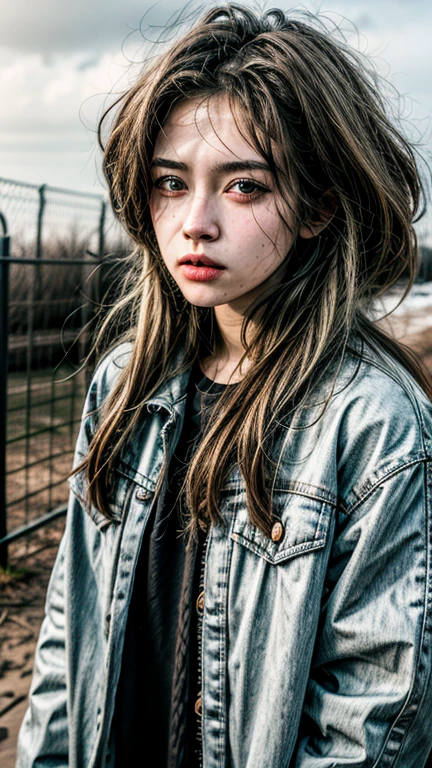 1girl with jacket