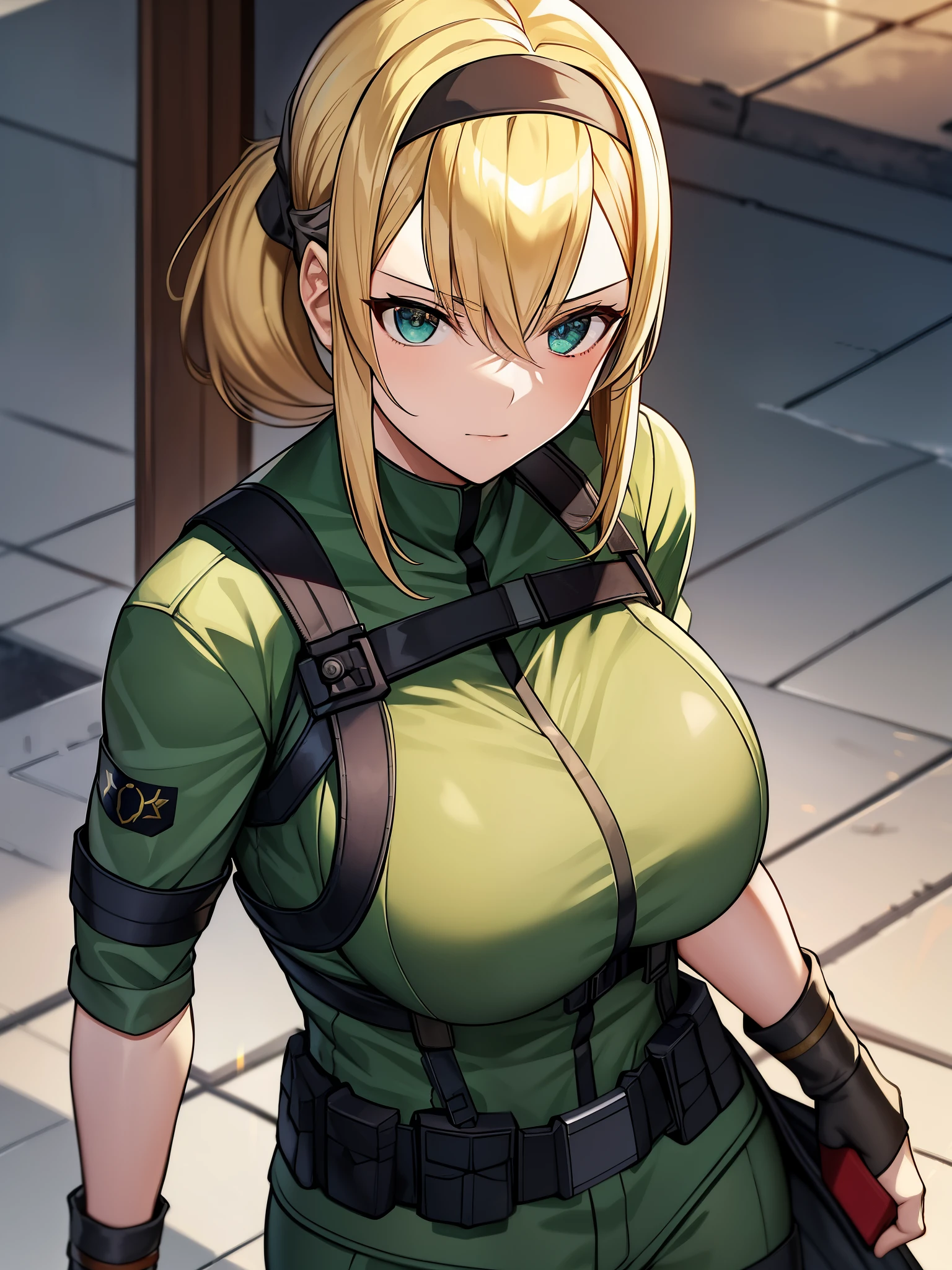 metal Gear、The・ボス、bandana、Former commander of the Cobra Squad during World War II。female president、big tits milf、big tits milf、big tits milf、blonde hair、slicked back hair、head band、green camouflage pattern、green jumpsuit、belt、Are standing、Warriors on the Soviet side(Voivode、Voevoda)A legendary soldier called。CQC、Joint techniques, knives, etc.、Combat techniques without guns、The･joy(unparalleled joy)led the Allied forces to victory with the code name。Even after the war々Involved in the creation of special forces、He devoted himself to the development of technologies that were significantly involved in subsequent military developments, such as the HALO descent.。Judging from her year of birth, she was only 20 years old and had already become a soldier.。The･That&#39;s the boss&#39;s name々praise the achievements、It is an honorary title awarded by the United States.。