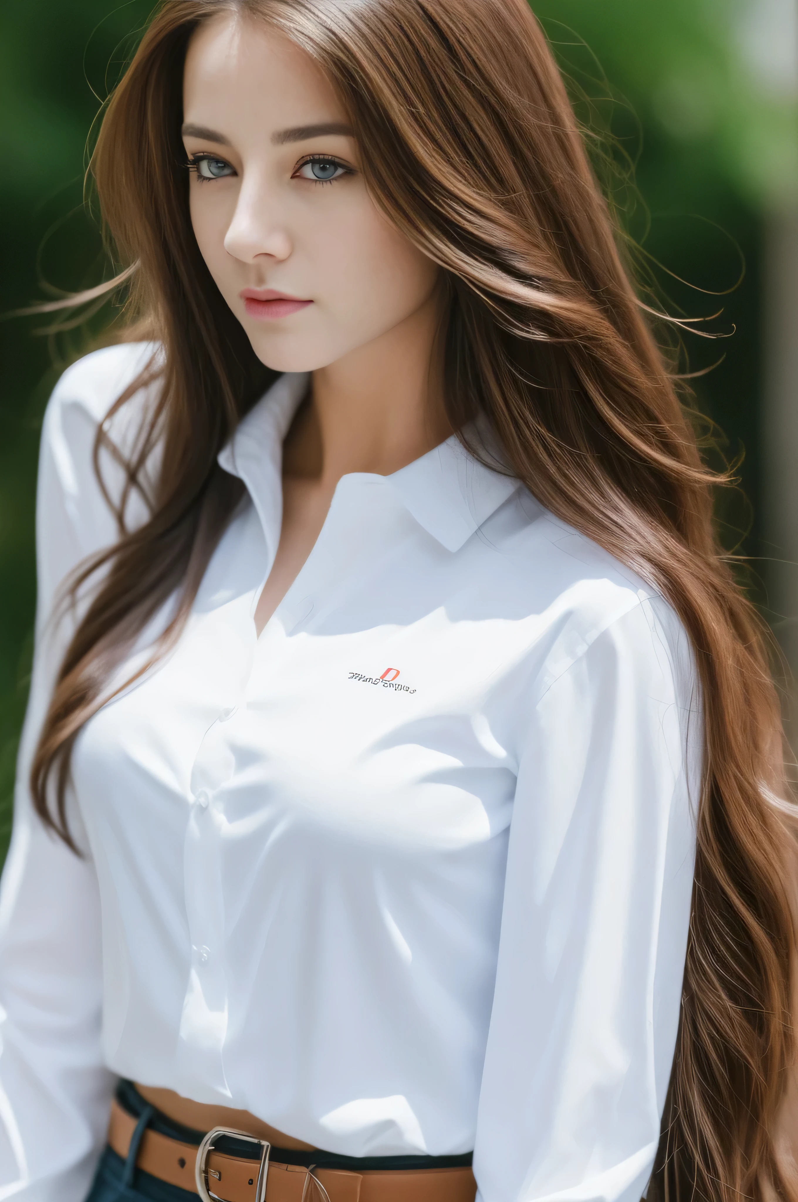 - [ ] photorealistic:1.37, masterpiece, best quality, raw photo, absurdres, uhd, 1girl, wavy hair, brown hair, seductive , looking at viewer,  detailed skin, pore, highres, hdr , beautiful model, soft light to the face,JP_MODELS,white shirts uniform , midium breasts, a 30 yo woman