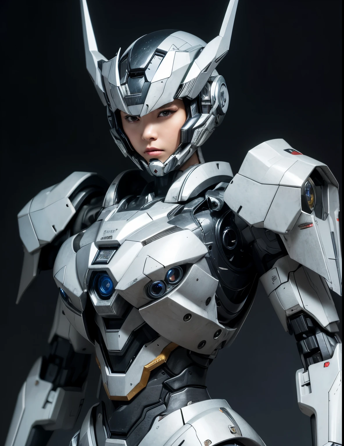 Super detailed, advanced details, high quality, 最high quality, High resolution, 1080p, hard disk, beautiful,(war machine),(headgear),Capture the big picture,beautifulサイボーグ女性,Mecha cyborg girl,battle mode,Mecha body girl,She is wearing a futuristic war machine weapon mecha,