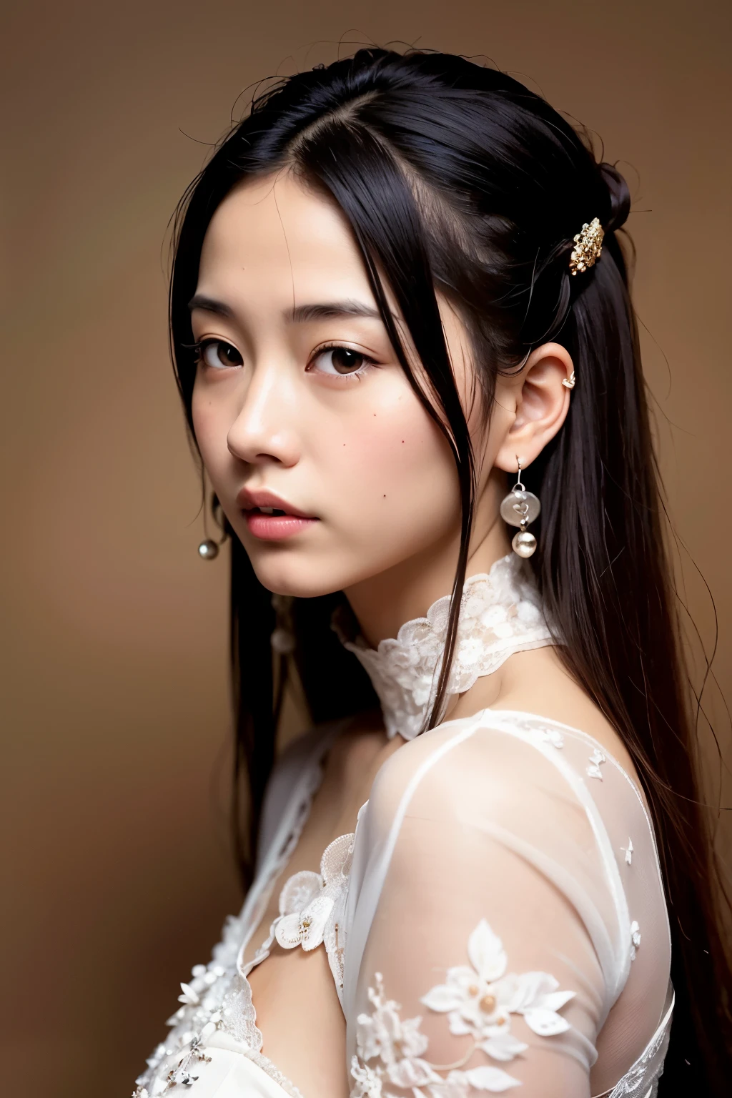 ((best quality)), ((masterpiece)), (detailed), Perfect face Chinese female artist Yang Ying