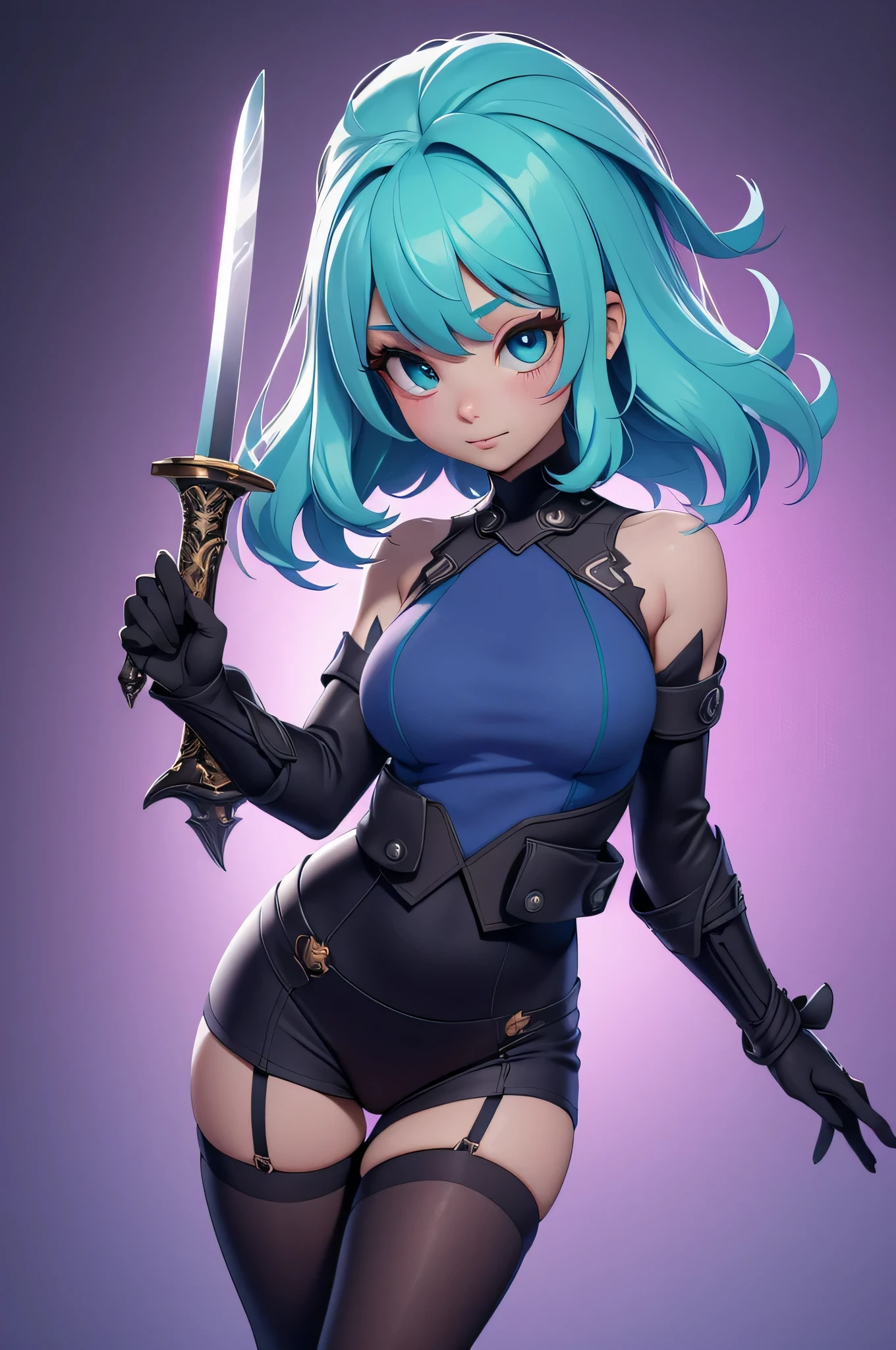 Mini Nier Automata, (Nier Automata), solo, ray tracing, 3D style, 3DMM, ((oses per photo)), ((oses ouch cada foto)), fully body,(Front view),(Costas Issue), (Emist on the left), show flat belly, (((oses per photo))),(very big breastsperfect ass, perfect and symmetrical eyes, (perfect handuturistic sword in hand)), ((short hair)),((Open wizard clothes)),white clothing with textured edges, skin fair, luouchas detalhadas, White thigh-high tights with trim, ouchestido aberto ouch "ouch", Waist slender, big legs, low water, Show legs to the top of the waist, (broken fabric falling over the legs),((open top)),ultra realistic skin, realistic human eyes,ultra realistic skin,((striped shirt)),super sensual suit,(faixas ouch torno dos seios), colorfully,top with ruffles,(pubis with a lot of volume),(extrouchamente sensual),(very sensual),(((Big tits))),(((cabelo dividido ouch dois))),((((Social clothes, open on the breasts and front)))),(((blue, cyan and purple clothes))),(((slits over the breasts))),(((sashes falling from the waist with details at the ends))),(((top with huge opening in the middle)))