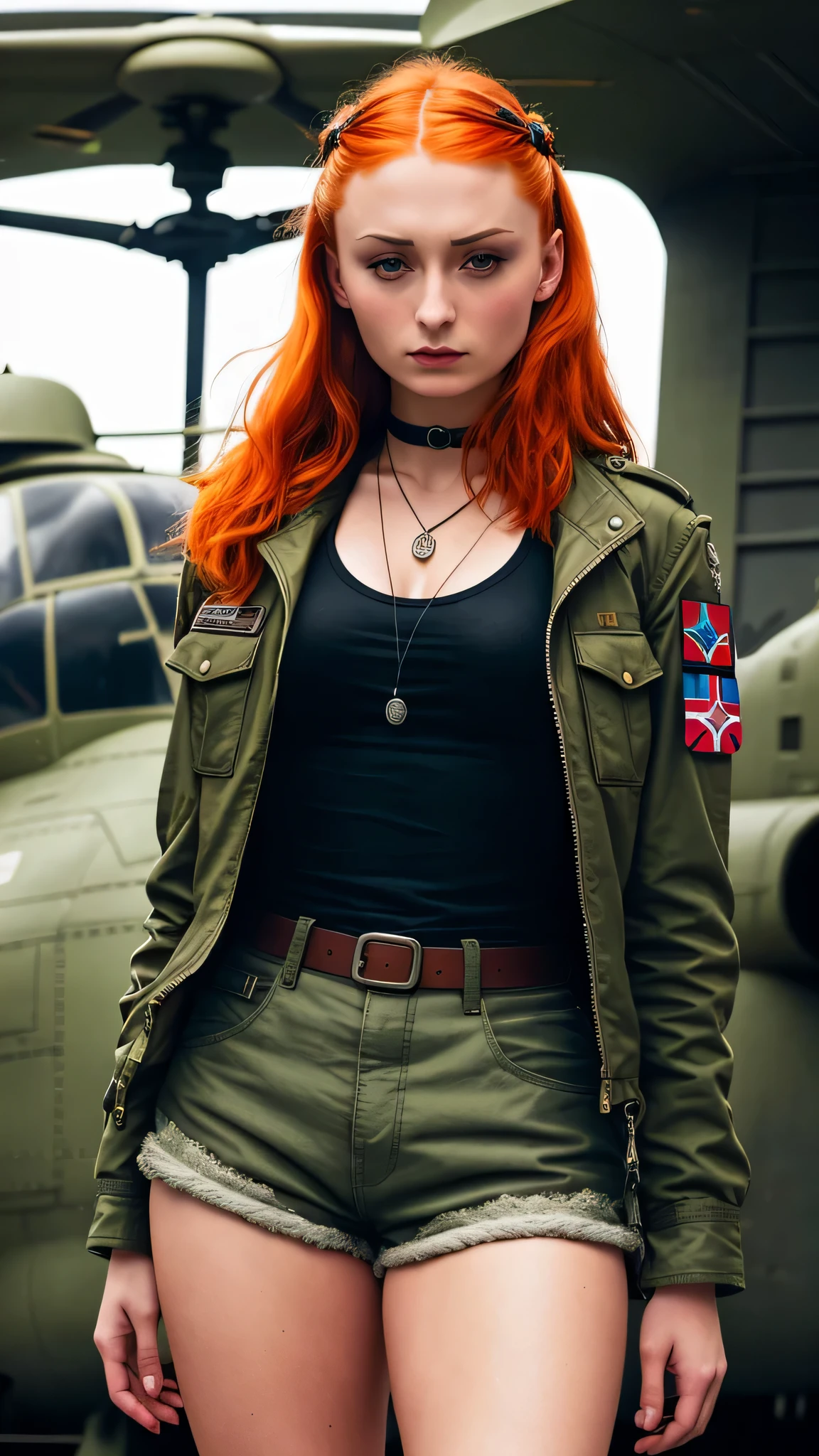 sks woman as Sansa Stark, ginger locks, green dress, standing in the hall, 1woman, solo, beautiful detailed glow, detailed, cinematic light, intricate detail, realistic, highres, detailed facial features, high detail, sharp focus, smooth, aesthetic, extremely detailed, stamp, octane render
