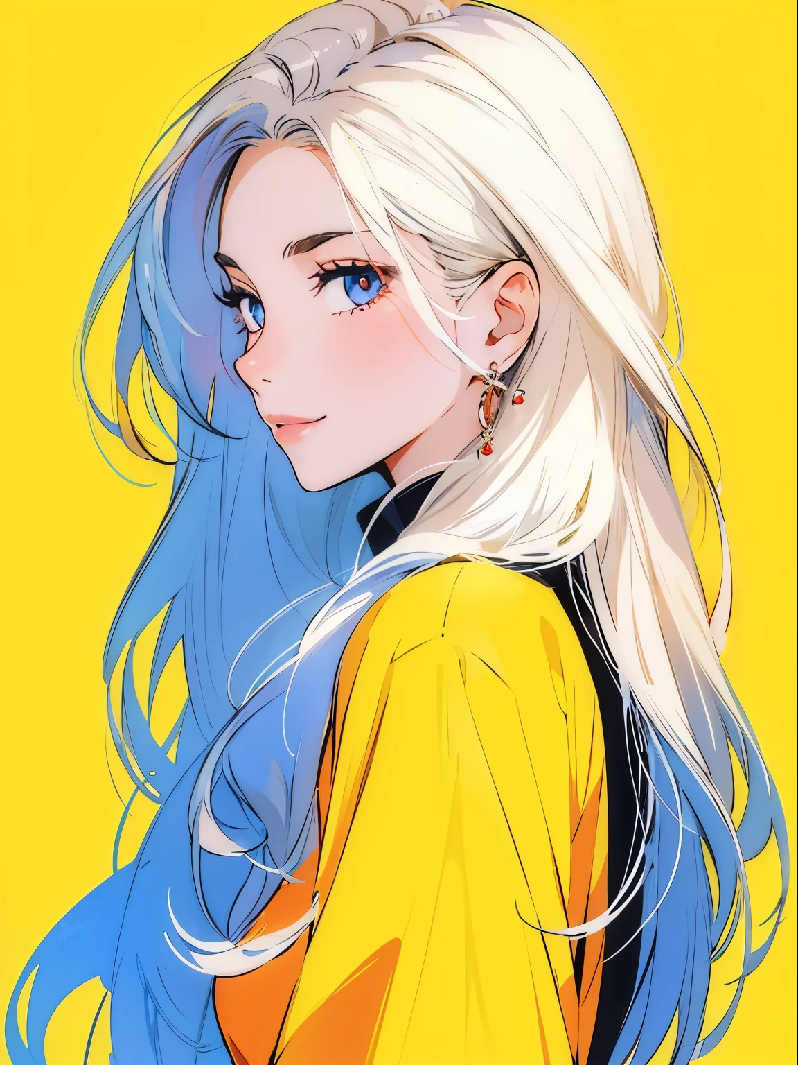 Girl, smiling