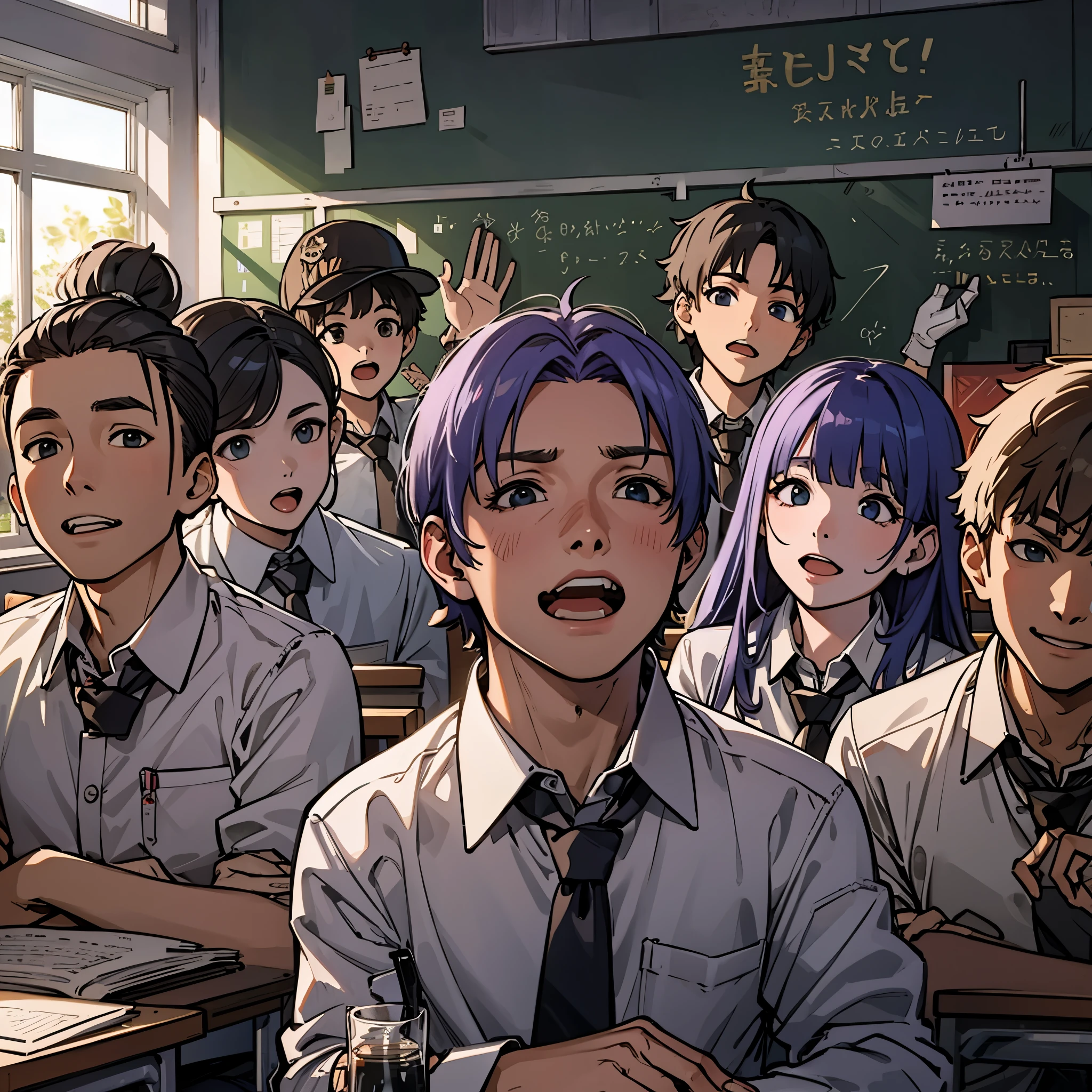 un grupo de estudiantes