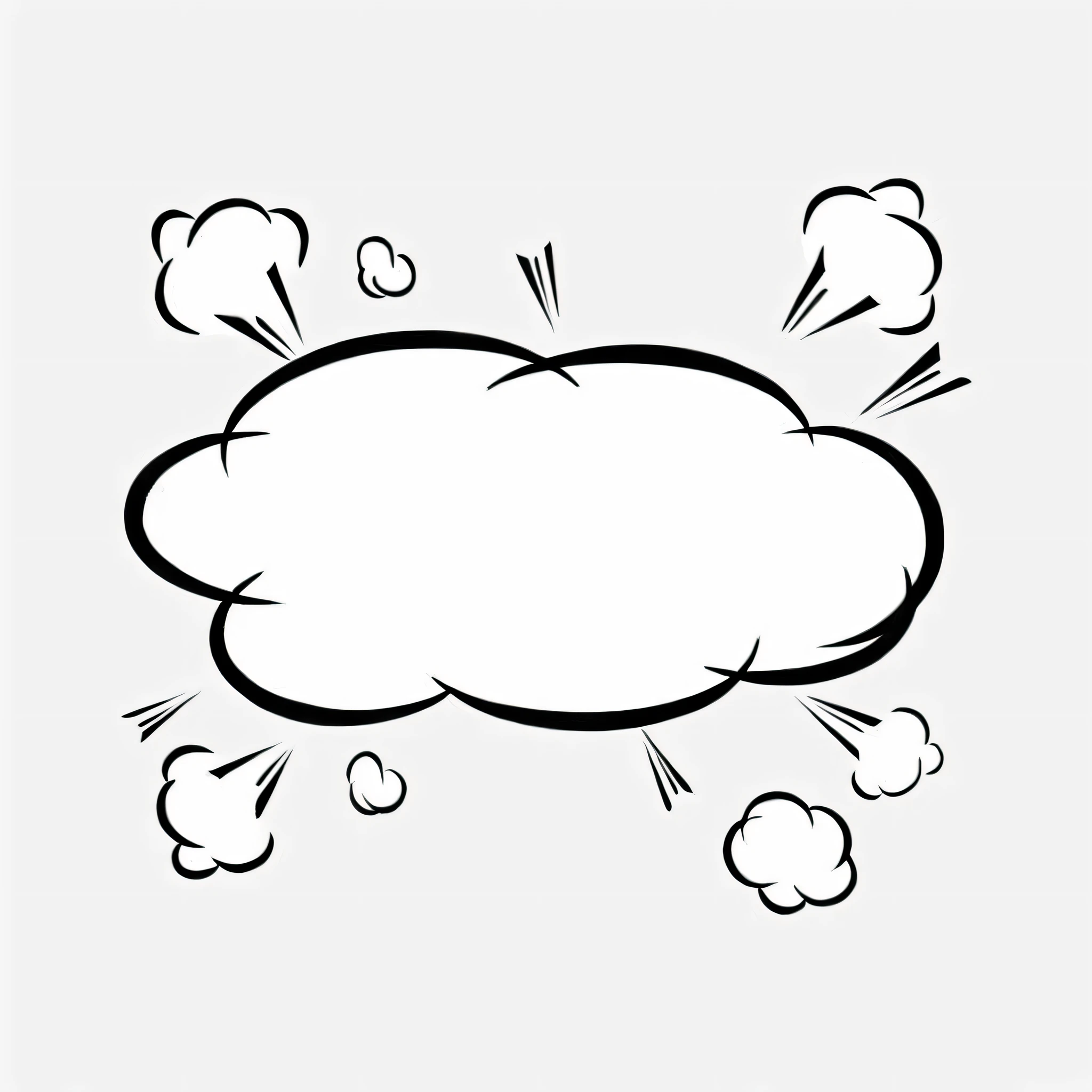 a black and white cartoon cloud with a few small clouds, svg comic style, comic book thick outline, thick vector line art, anime clouds, simple cartoon style, black and white vector art, svg vector art, simple cartoon, cloud background, vector line art, vector svg art, smoke cloud, puffy clouds in background, black and white vector