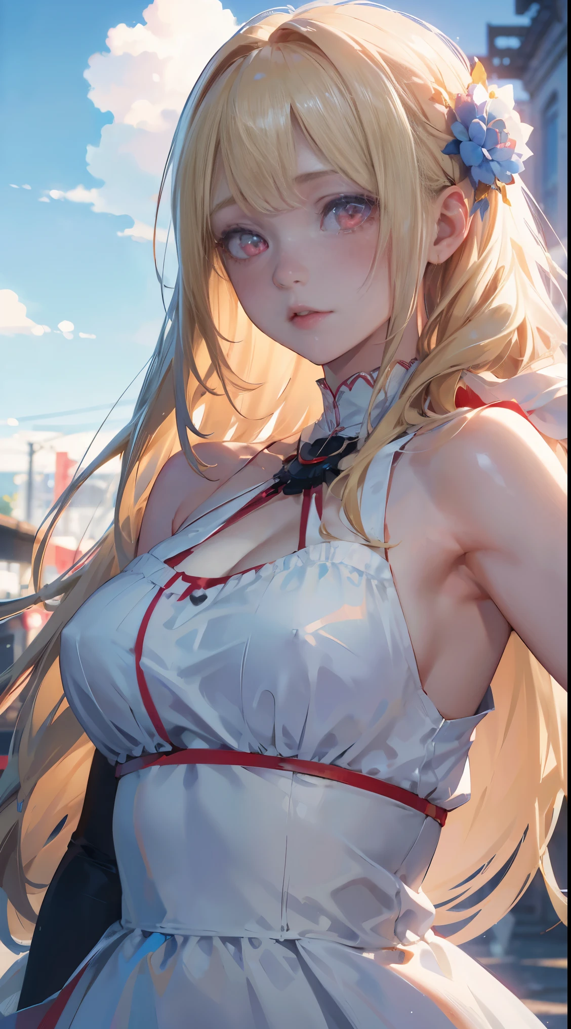 Generate zero two from Darling the franxx with big boobs