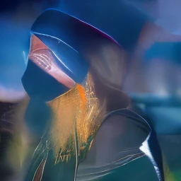 A man with brown hair, 40 years old, ((Viking beard), (((upper body portrait, happy)), nature, lake on the mountain, (((cloudy weather)), ((late afternoon)), ((black clothing), pine trees at the foot of the mountain, cold clothes, realistic lighting, realistic shadows, ultra realistic, photorealistic, 8K, Full HD
