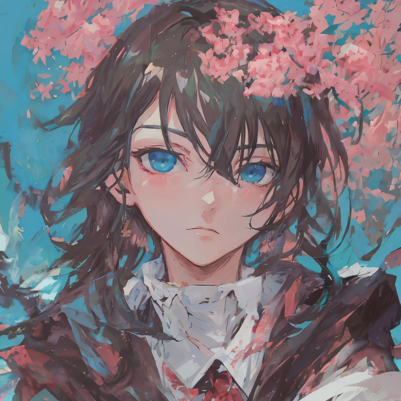 Handsome anime man