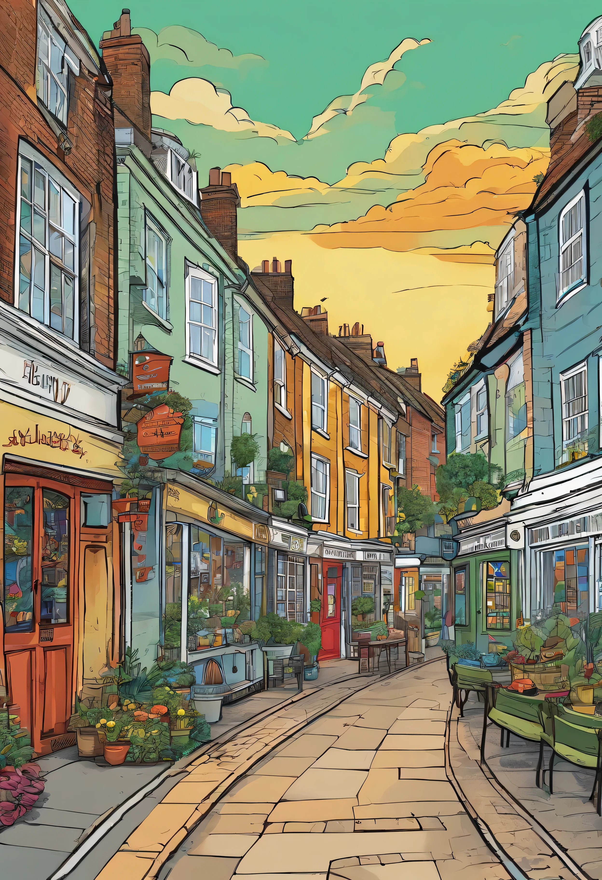 This is London&#39;s back garden town，It is also one of the British favorite tourist destinations. The city of Kent in southeast England is known as &quot; &Quote;garden of england&Quote; and has rich cultural heritage. Canterbury is as beautiful as a painting.