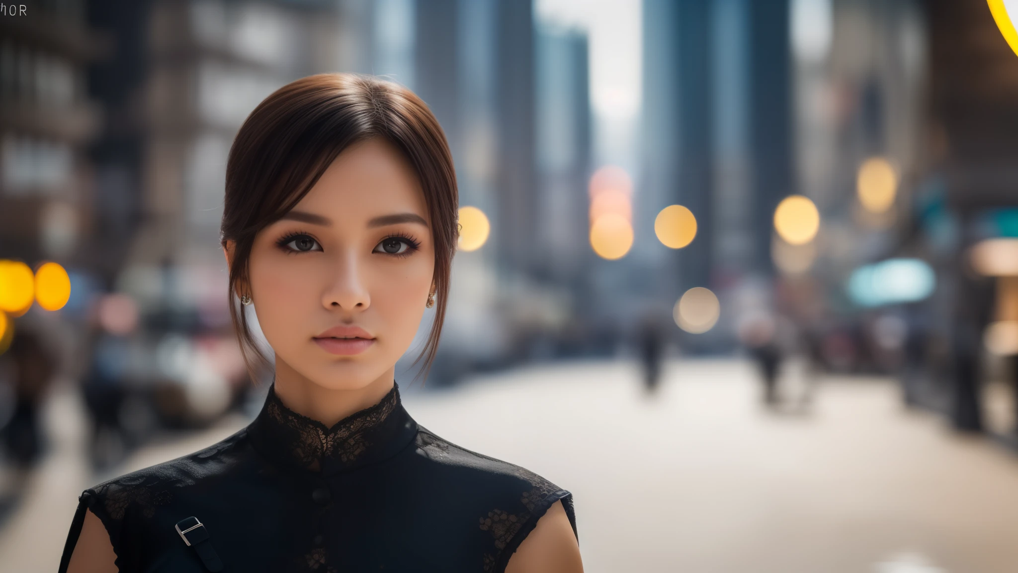 tmasterpiece,best qualtiy,hdr, hyper HD, 8K,Bokeh,Ultra-fine painting,Sharp focus,Physically-based rendering,Extreme detail description,portraitures,half-body photo,looking at viewer, (EOS R8, 50 millimeters, F1.2, 8K, RAW photo:1.2)