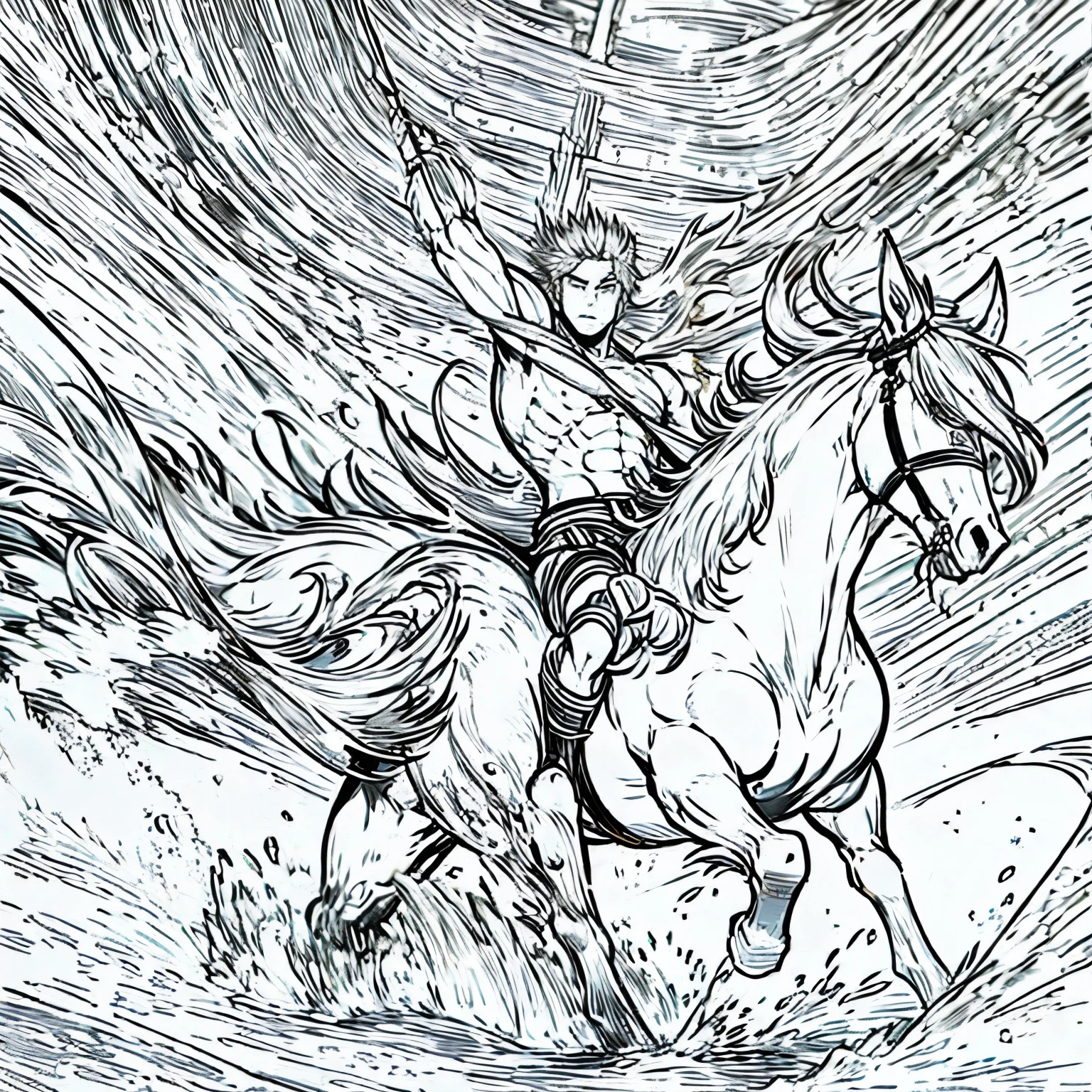 Gilgamesh battling Hercules