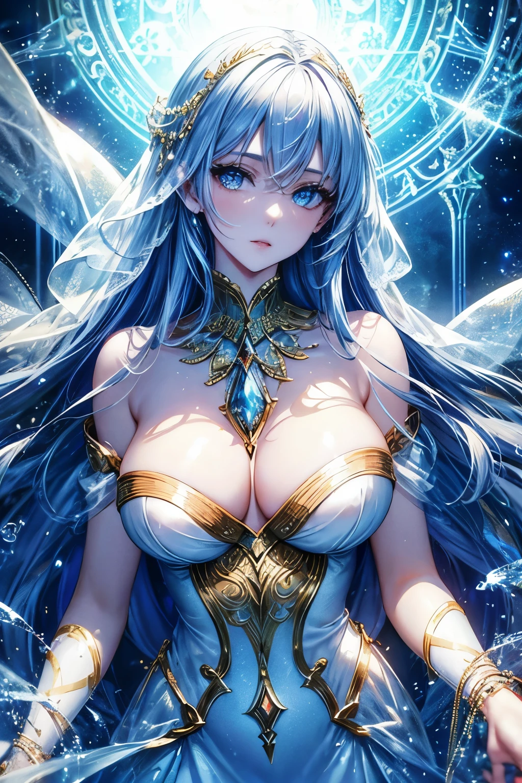 Narnia woman, detailed face, detailed eyes, flowing hair, delicate facial features, enchanting expression, fair skin, soft lips, captivating gaze, slender figure, graceful posture, magical atmosphere, ethereal beauty, mysterious background, enchanting lighting, vivid colors, fantasy art style, surreal elements, dreamlike quality, high-resolution masterpiece (1.2), photorealistic details, vibrant colors, enchanting aura