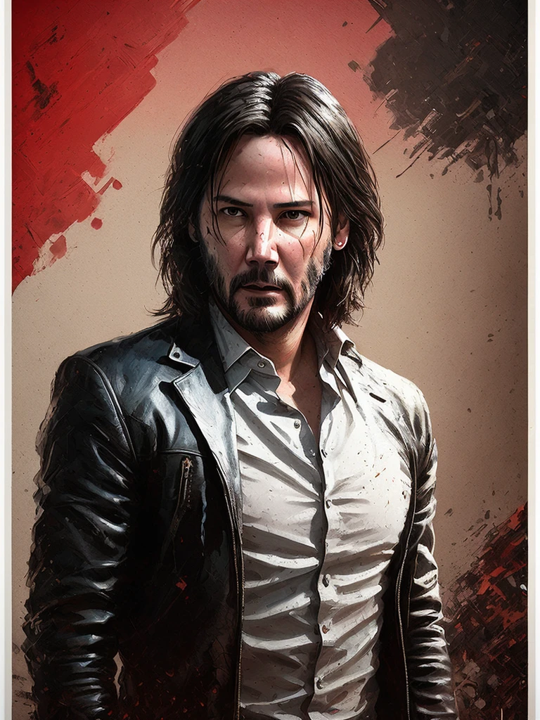 Keanu Reeves as Jonh wick walking whit French Bulldog, (Rome:1.1), vhs effect, (poster:1.6), poster on wall, nostalgia, movie poster, portrait, high-detaled face,(skin texture), intricately detailed, fine details, hyperdetailed, raytracing, subsurface scattering, diffused soft lighting, shallow depth of field, by Oliver Wetter,
 Intricate, High Detail, Sharp focus, dramatic, photorealistic painting art by greg rutkowski, bokeh