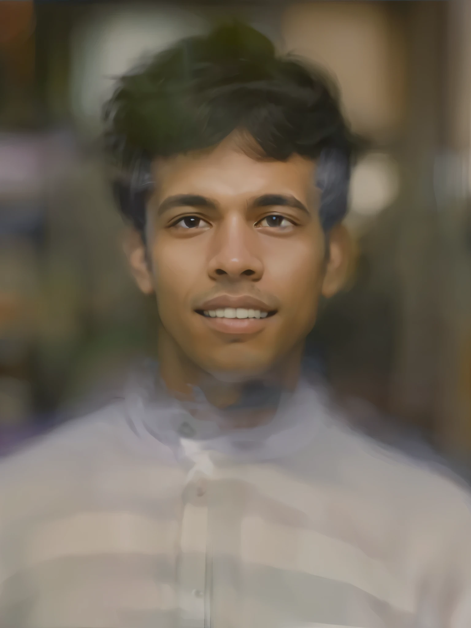 (best quality,4k,highres,masterpiece:1.2),ultra-detailed,(realistic:1.37)
a man wearing a striped collared shirt, vibrant purple and white
oil painting, portrait, realistic style
intense lighting, casting dramatic shadows
detailed facial features, exquisite eyes, nose, and lips
stubble on the man's face, adding a rugged touch
a background with subtle hints of purple and white hues
a hint of wind blowing through the man's hair
a confident expression on the man's face
a well-defined jawline, adding definition to the facial structure
attention to fine textures and fabric details on the shirt
rich color saturation, giving the painting a vibrant atmosphere
a slight blur in the background, creating depth and focus on the man
subtle brushstrokes, adding texture to the painting
a sense of mystery and intrigue in the man's gaze
the man's shoulders slightly turned, showcasing a relaxed yet poised posture
cool undertones in the skin tone, adding a touch of realism
a glimpse of the man's surroundings, suggesting a sophisticated urban setting
subtle highlights and shadows on the collar and shirt, emphasizing the striped pattern
meticulous attention to detail, bringing out the nuances in the man's features
the man's eyes capturing the viewer's attention, radiating confidence and depth