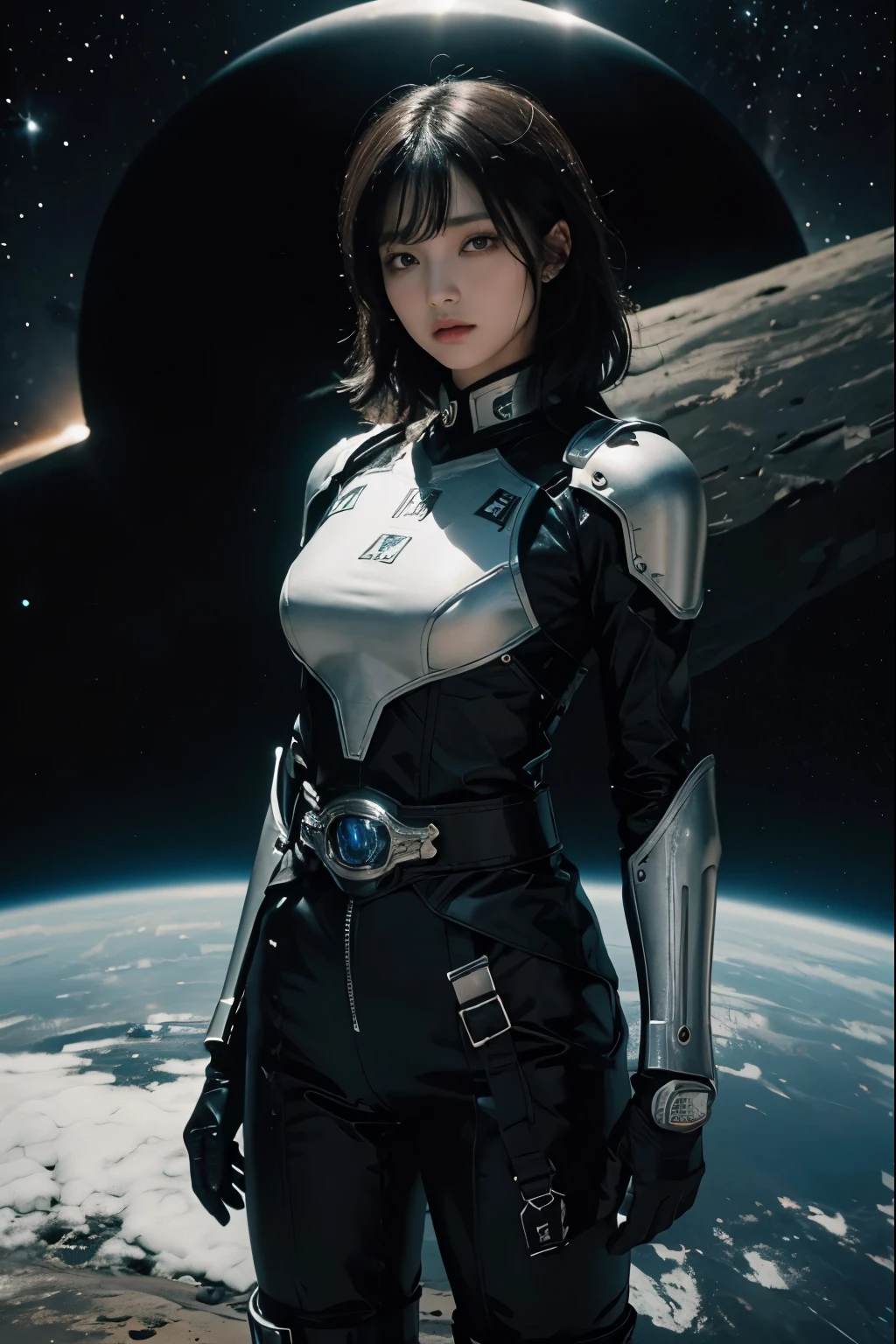Garoto de anime em traje espacial futurista voando sobre uma cidade, portrait anime space cadet boy, Retrato Armored Astronauta Menina, inspirado em Krenz Cushart, Wojtek FUS, Makoto Shinkai ( apex legends ), Melhor Anime 4K Konachan Wallpaper, Alena Aenami e Android Jones, Guweiz, Artgerm e Atey Ghailan