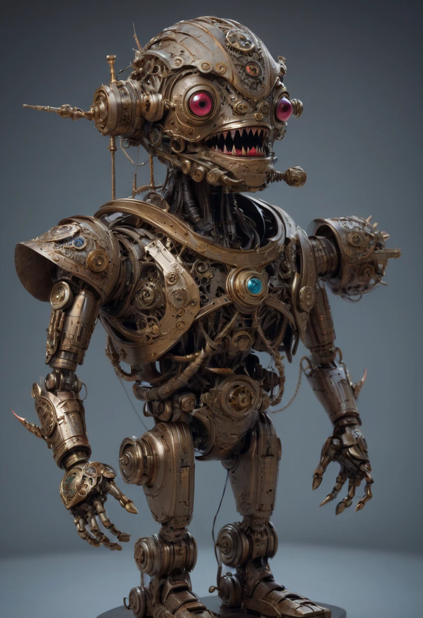 Mechanical Puppet by John_Park, best quality, masterpiece, Representative work, official art, Professional, Ultra intricate detailed, 8k