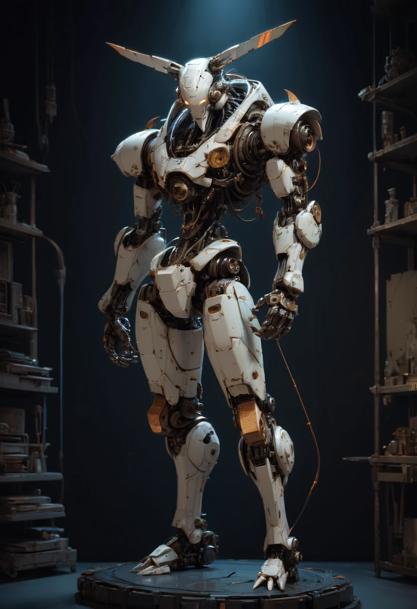 Mechanical Puppet by Sparth, best quality, masterpiece, Representative work, official art, Professional, Ultra intricate detailed, 8k