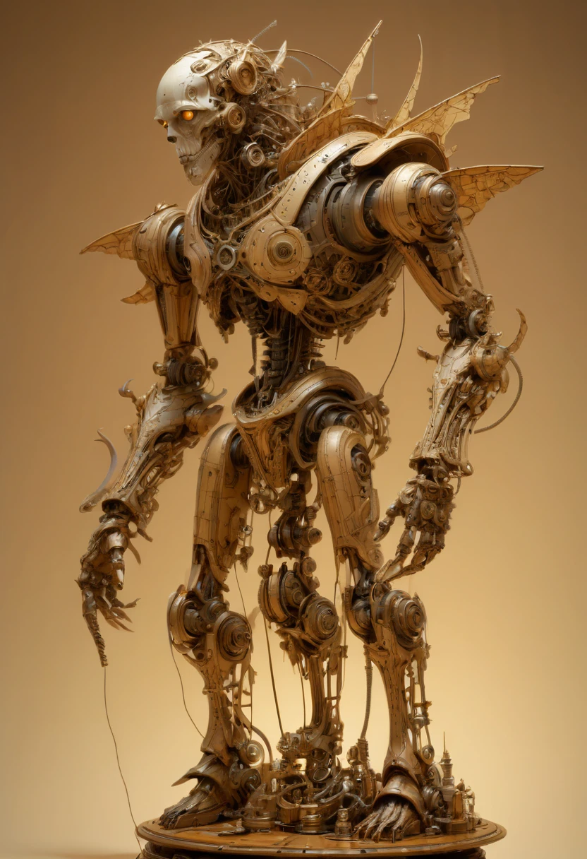 Mechanical Puppet by pascal blanche, best quality, masterpiece, Representative work, official art, Professional, Ultra intricate detailed, 8k