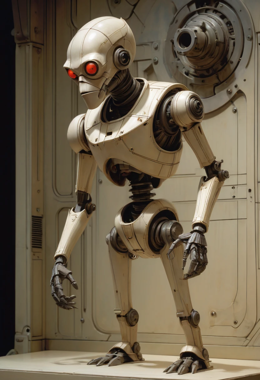 Mechanical Puppet by Ismail Inceoglu, best quality, masterpiece, Representative work, official art, Professional, Ultra intricate detailed, 8k
