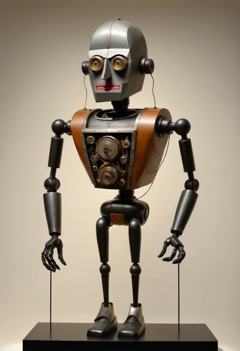 Mechanical Puppet by George Ault, best quality, masterpiece, Representative work, official art, Professional, Ultra intricate detailed, 8k