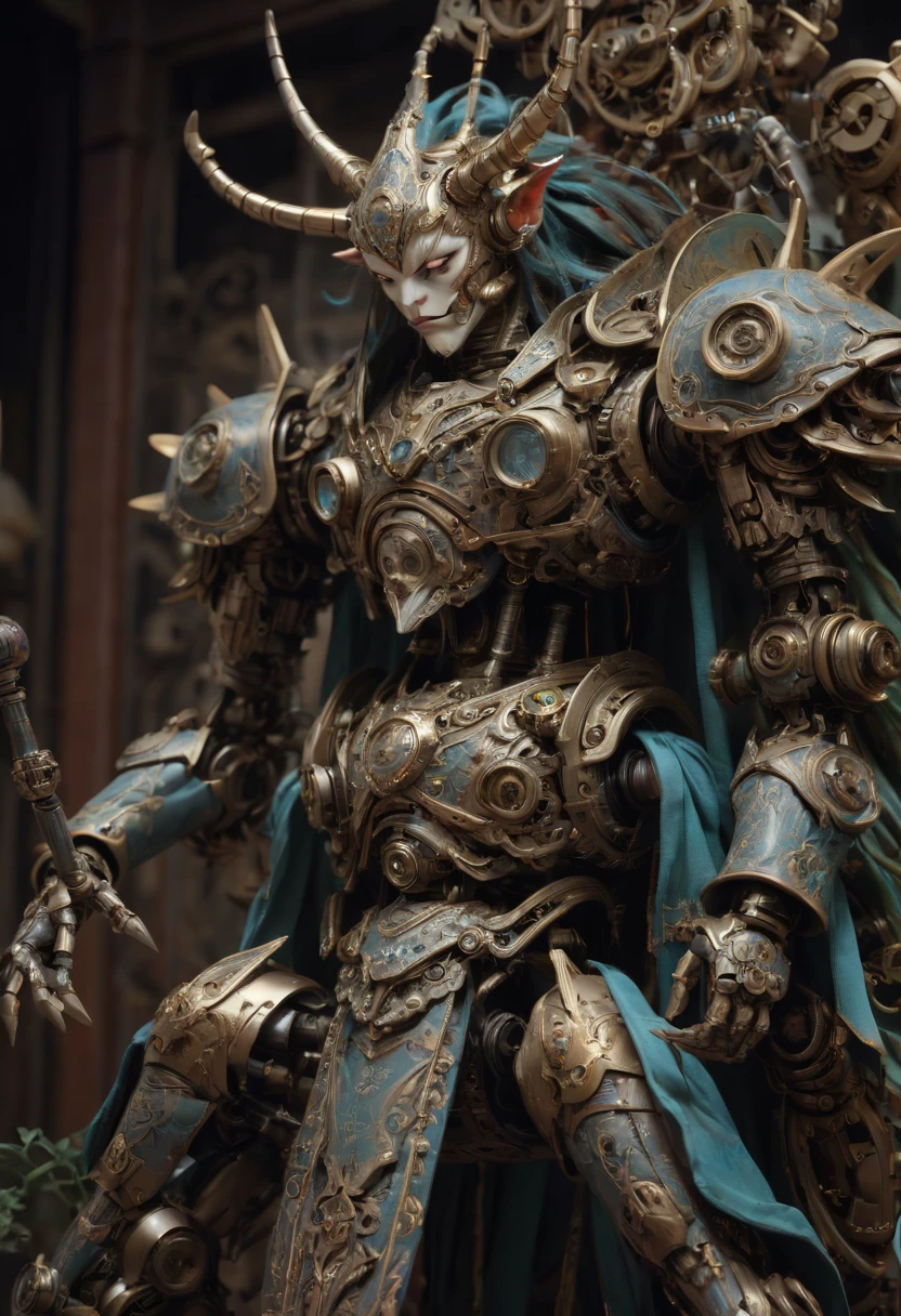 Mechanical Puppet by ruan_jia, best quality, masterpiece, Representative work, official art, Professional, Ultra intricate detailed, 8k
