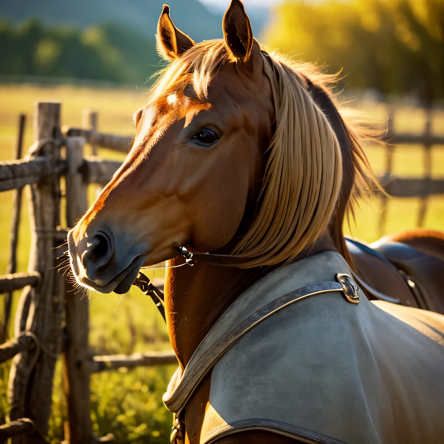 a giant horse