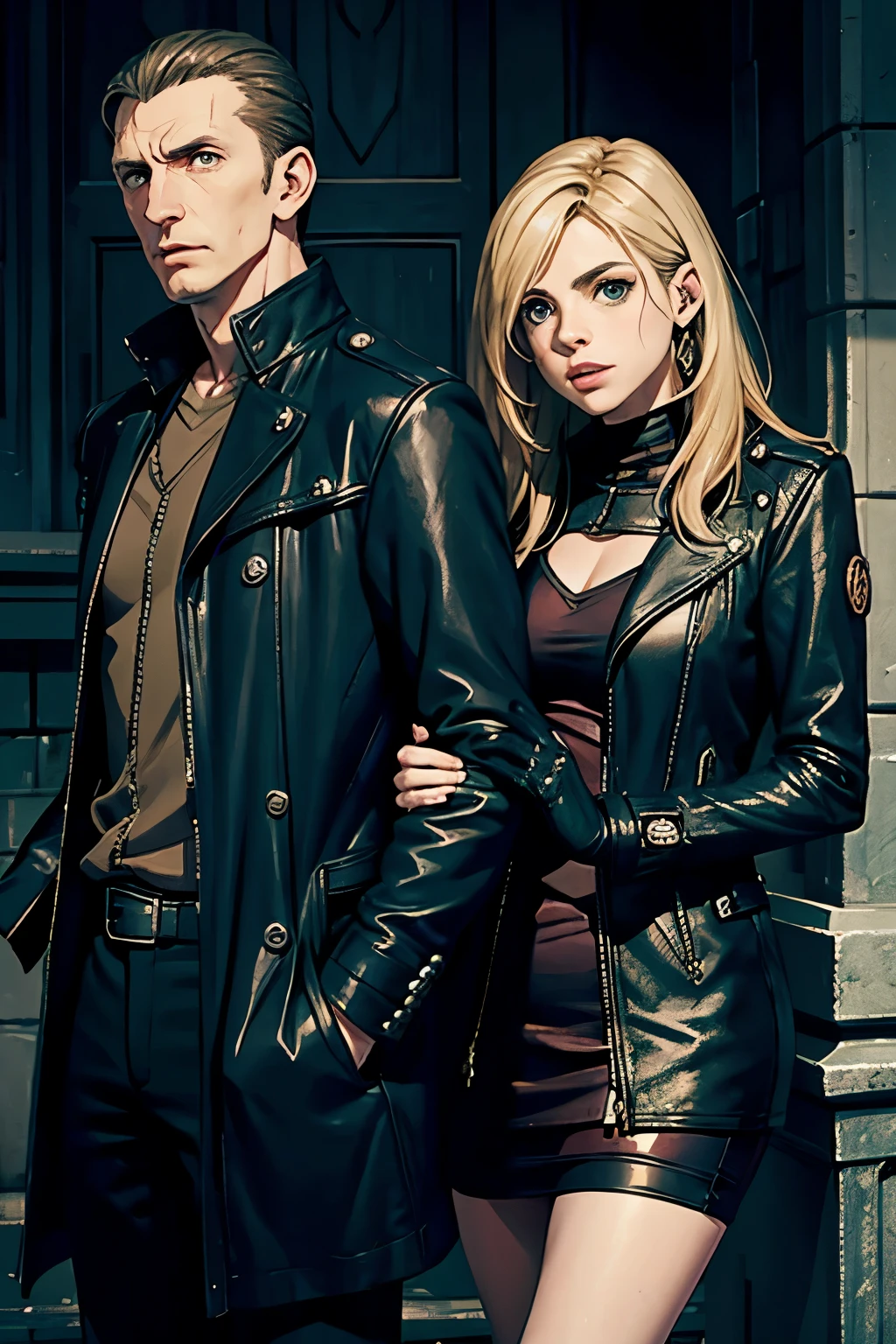 the Ninth Doctor with Rose Tyler