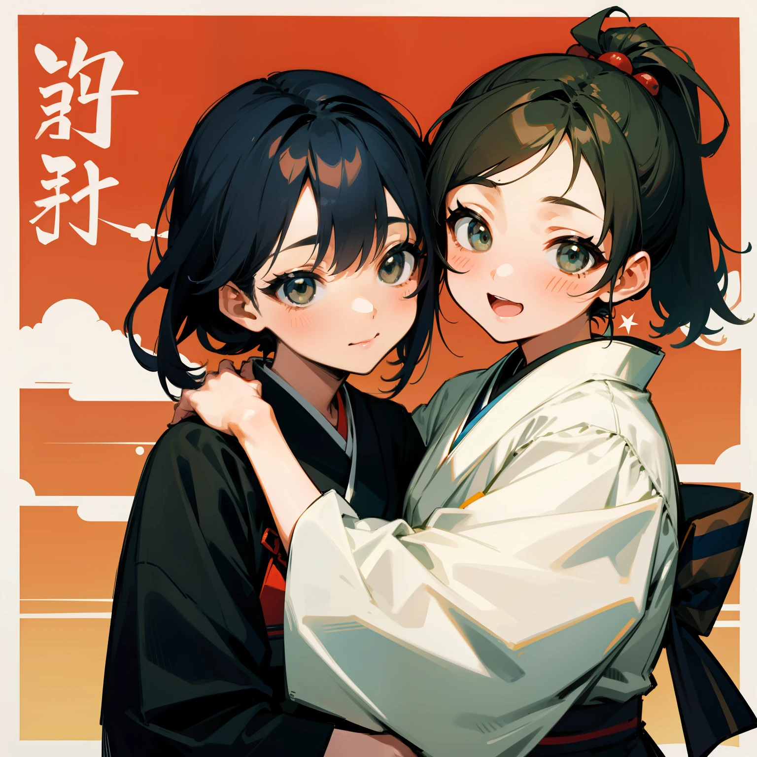 cute japanease millitary lesbian couple