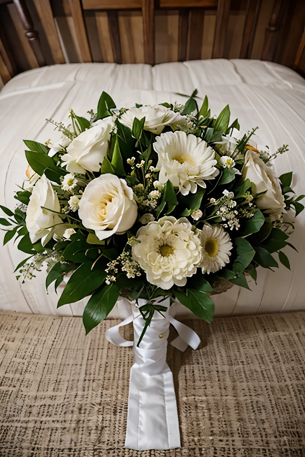 ramo de flores tipo buquet boda