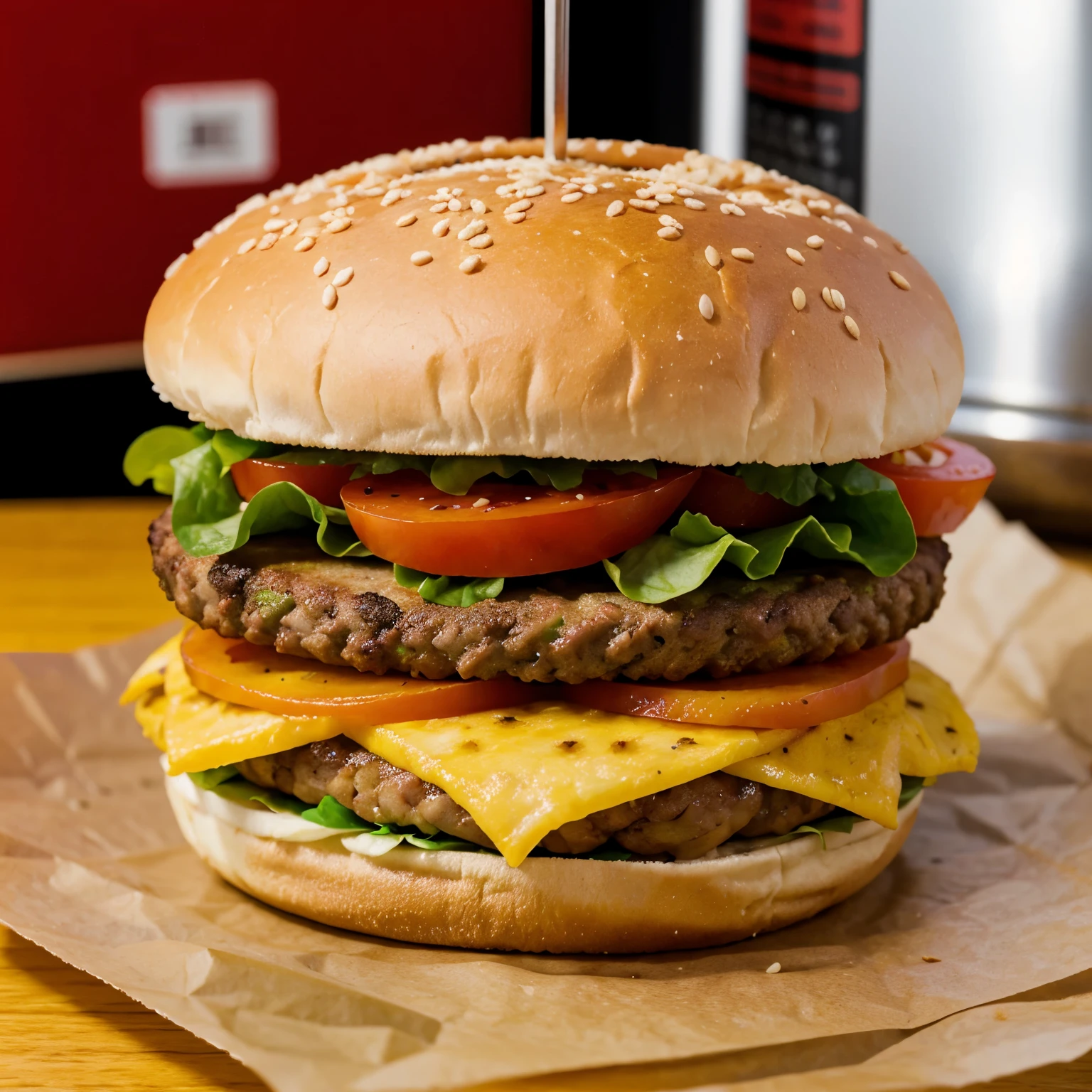 Una hamburguesa de un dolar