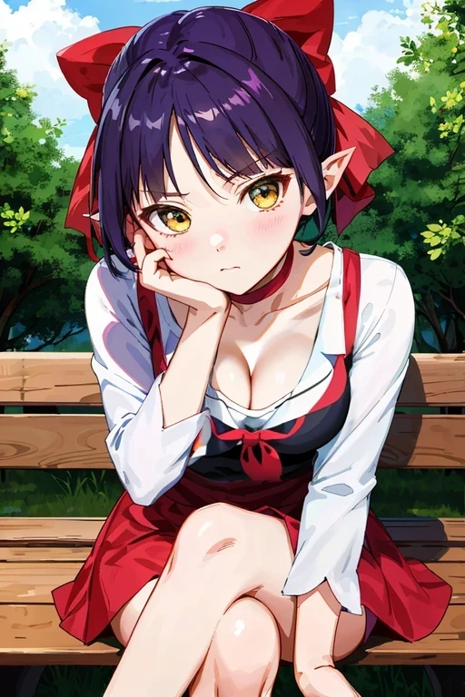 I can see your breasts、I can see the cleavage