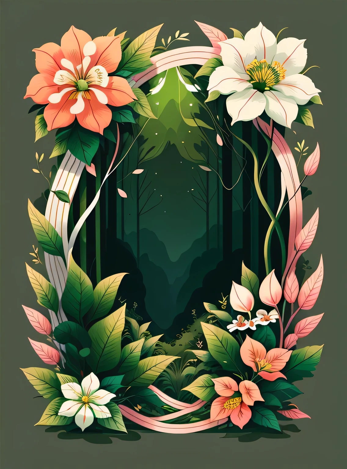 Image not complete, fundo verde, there is a photo of flowers with pink and white flowers, fundo de flor, fundo verde: 3, fundo de flor, floresta com flor, papel de parede de flores, fundo flores naturais, fundo verde, fundo verde!!!!!!!!,