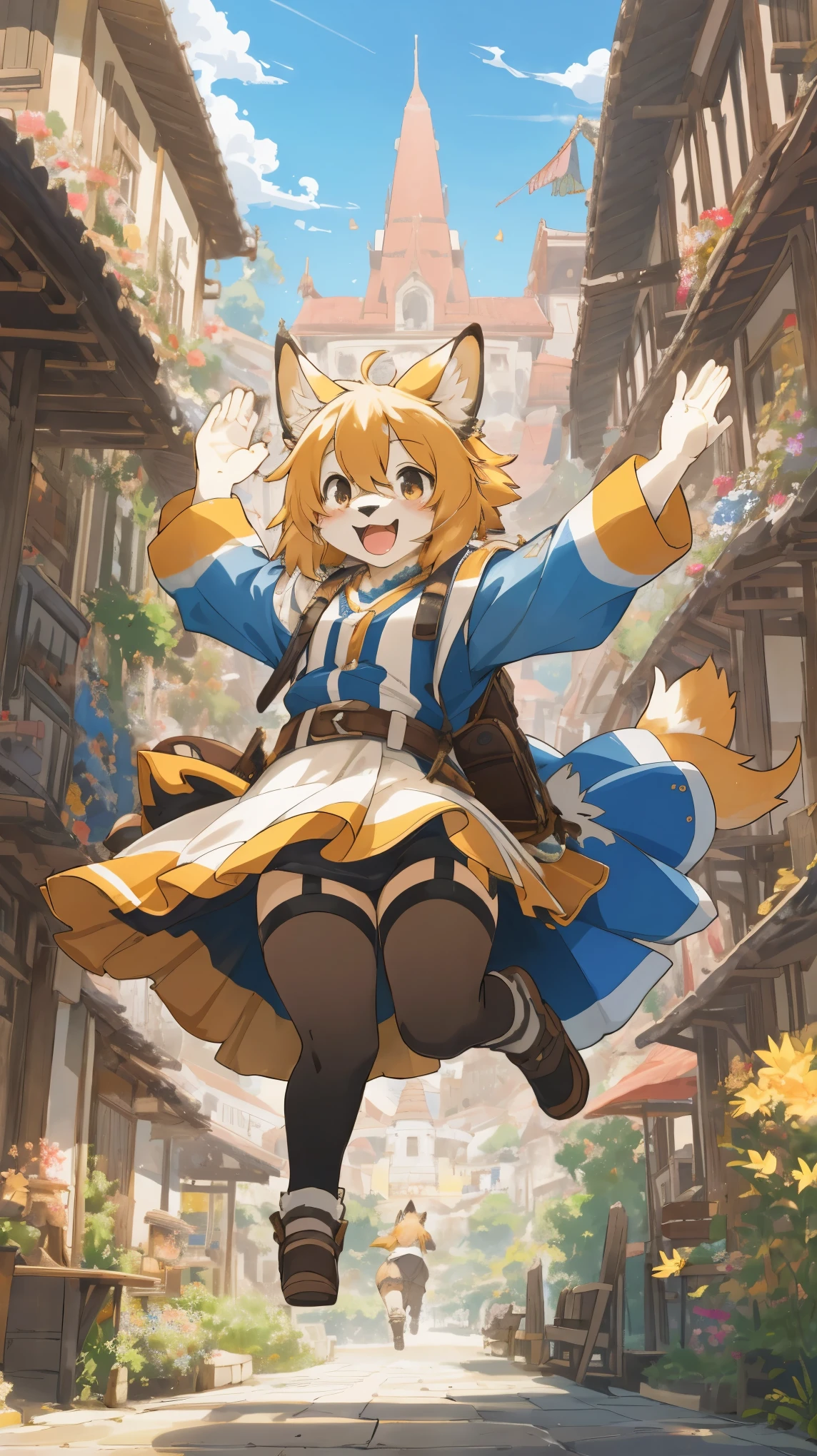 cover page, super high resolution, detailed background, World Heritage Site, 6+boys, 6+girls, Happy, joyful, absurdres(Photos of solo travelers)(kemono, furry anthro)cinematic,