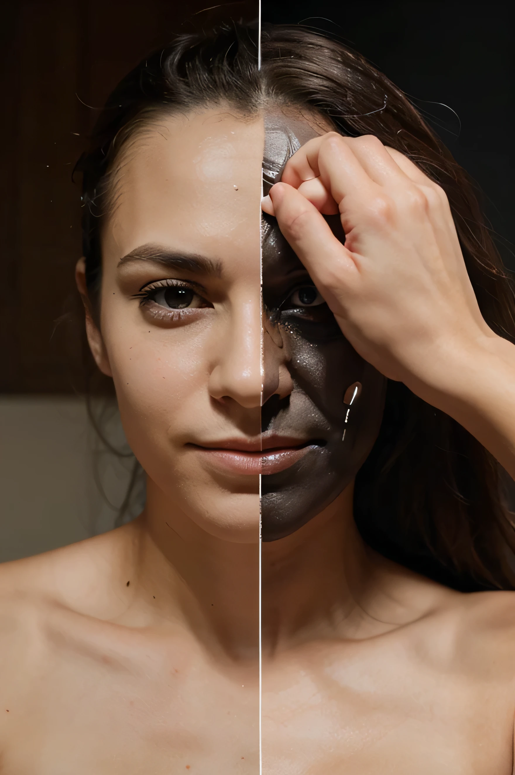 criar uma pessoa'face maligna removendo um'your own good face