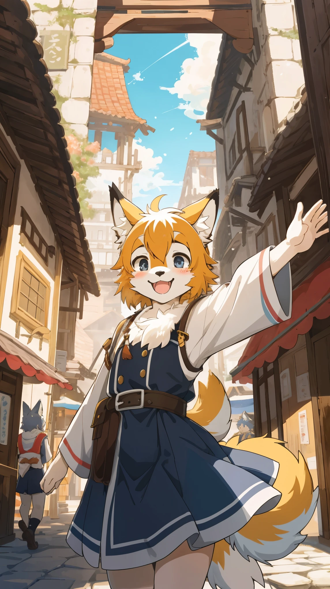 cover page, super high resolution, detailed background, World Heritage Site, 6+boys, 6+girls, Happy, joyful, absurdres(Photos of solo travelers)(kemono, furry anthro)cinematic,