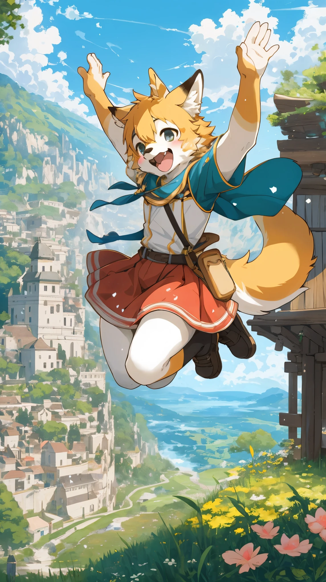 cover page, super high resolution, detailed background, World Heritage Site, 6+boys, 6+girls, Happy, joyful, absurdres(Photos of solo travelers)(kemono, furry anthro)cinematic,