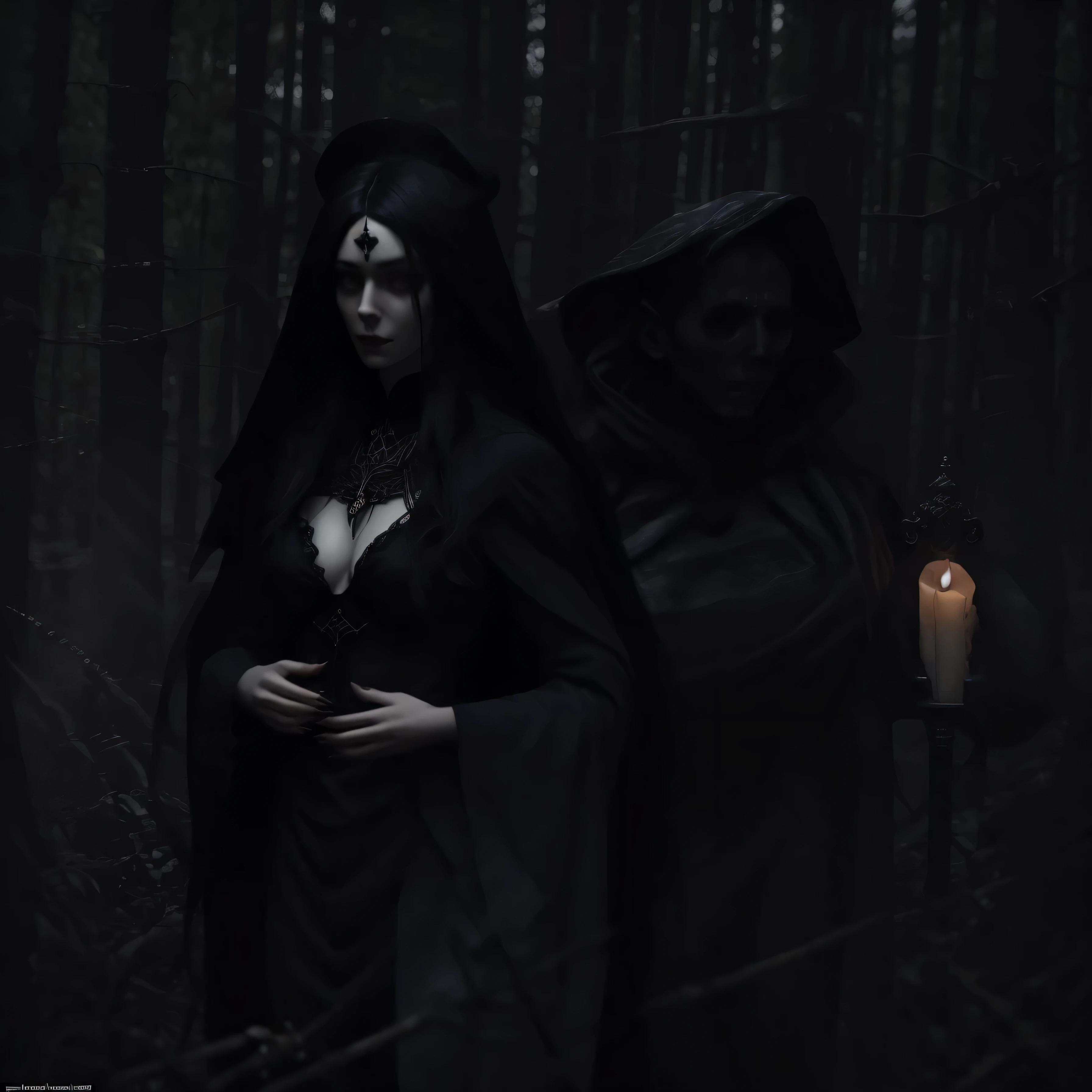 dark gothic forest
a beautiful gothic girl, witch_style, long black hair, thin body, small breasts, dark studio, V0id3nergy, NecromancyAI
4k, hdr, best quality, masterpiece, photo-realistic, perfect detail, cinematic lighting