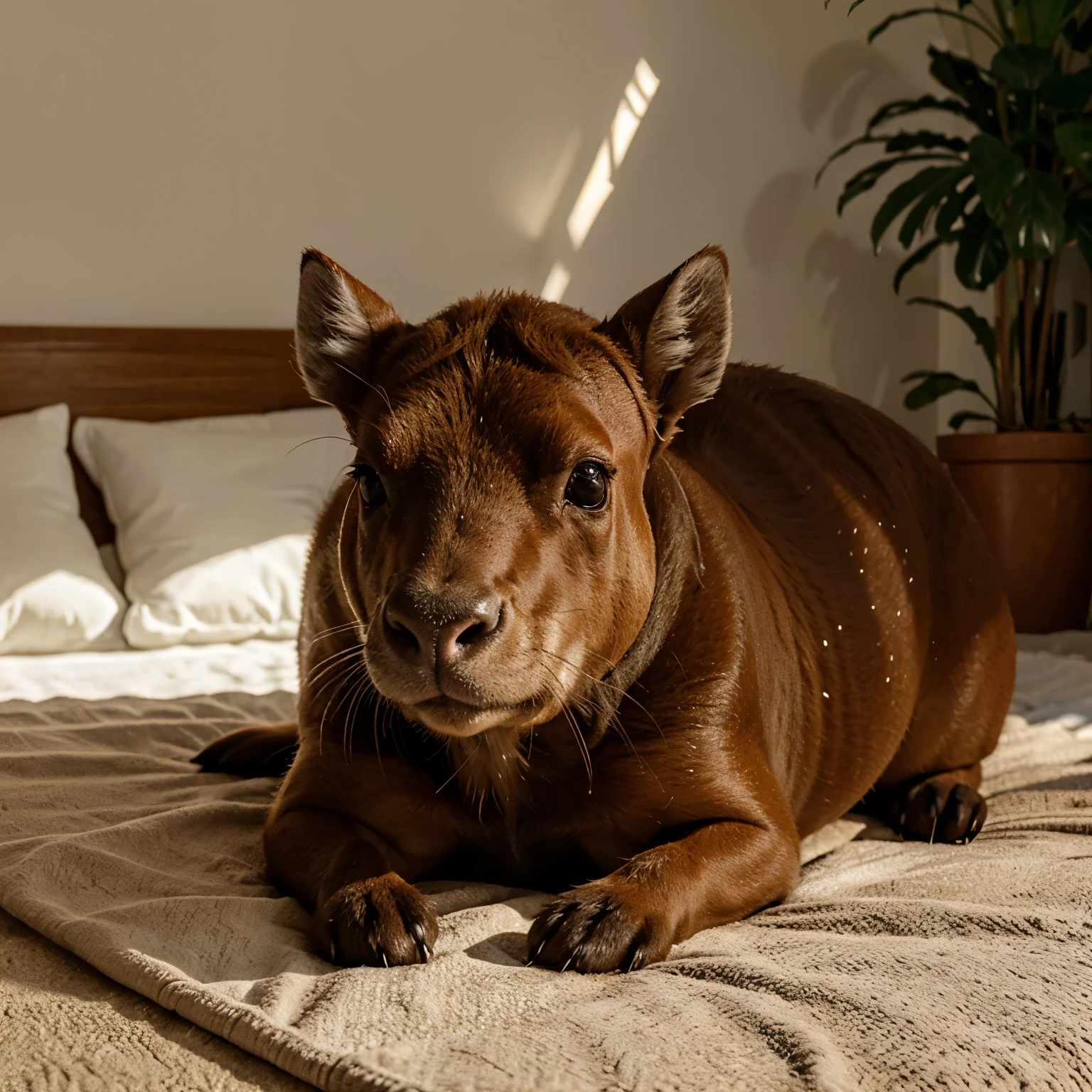 Capivara fisioterapeuta de jaleco